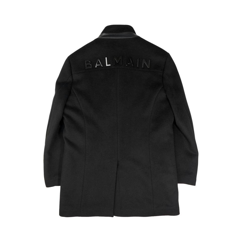 Balmain Wool Coat - Men's 50