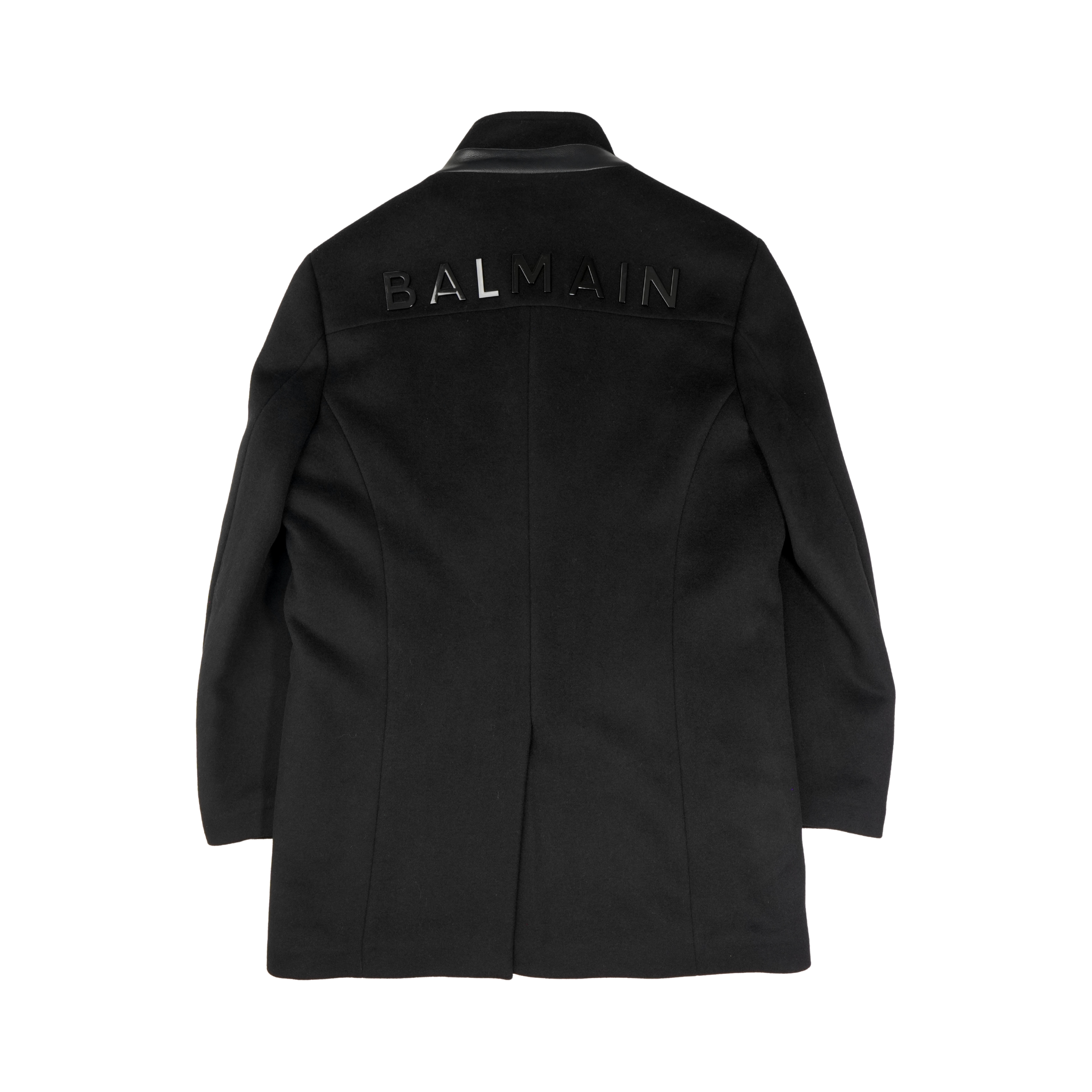 Balmain Wool Coat - Men's 50