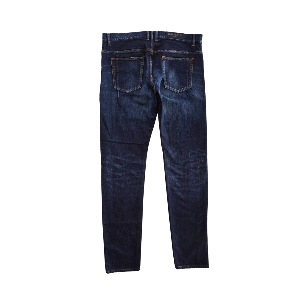 Balmain Logo Tape Jeans - Men's 36