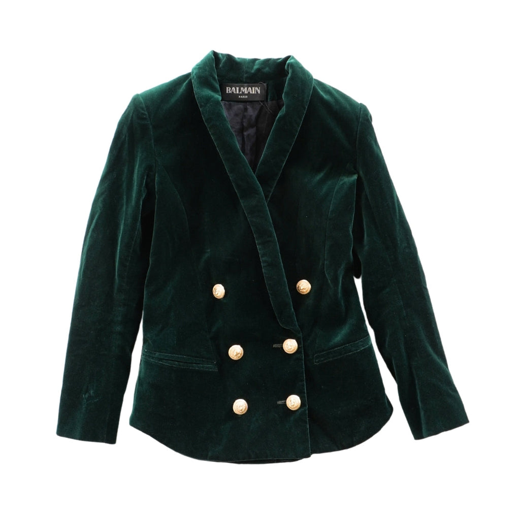 Balmain Velvet Blazer - Women's 38