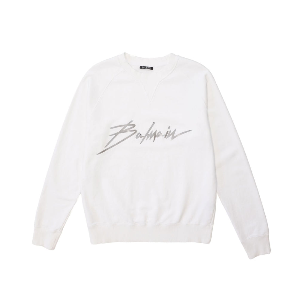 Balmain 'Chrome Logo' Sweatshirt - Men's L