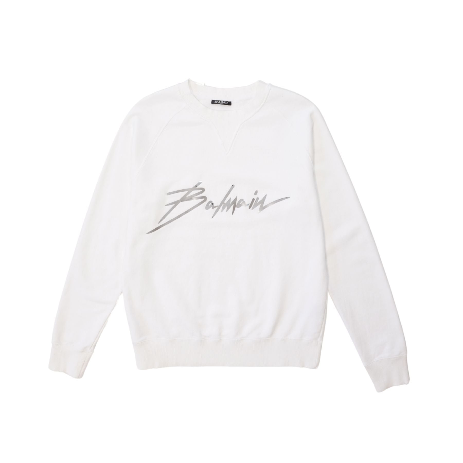Balmain 'Chrome Logo' Sweatshirt - Men's L