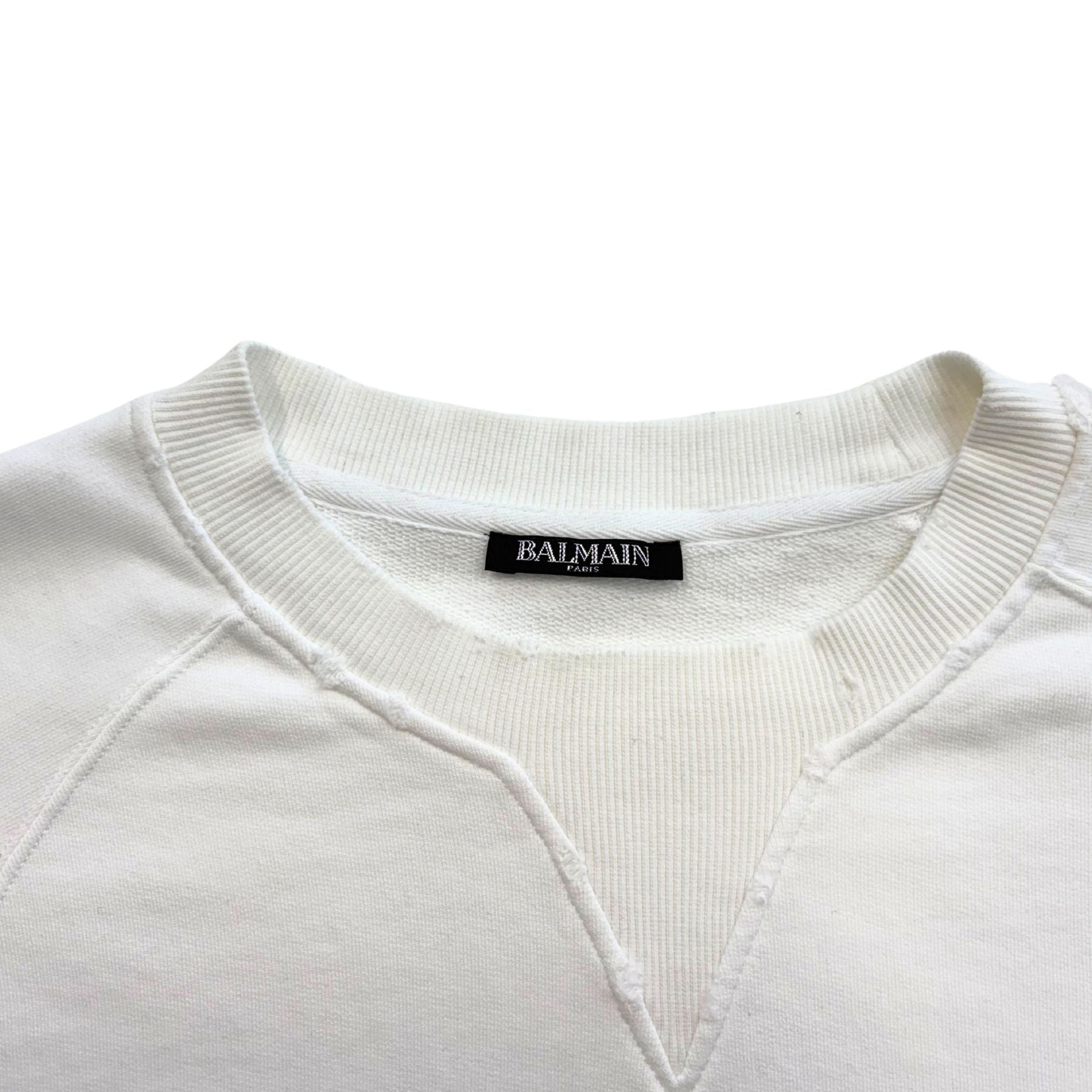 Balmain 'Chrome Logo' Sweatshirt - Men's L