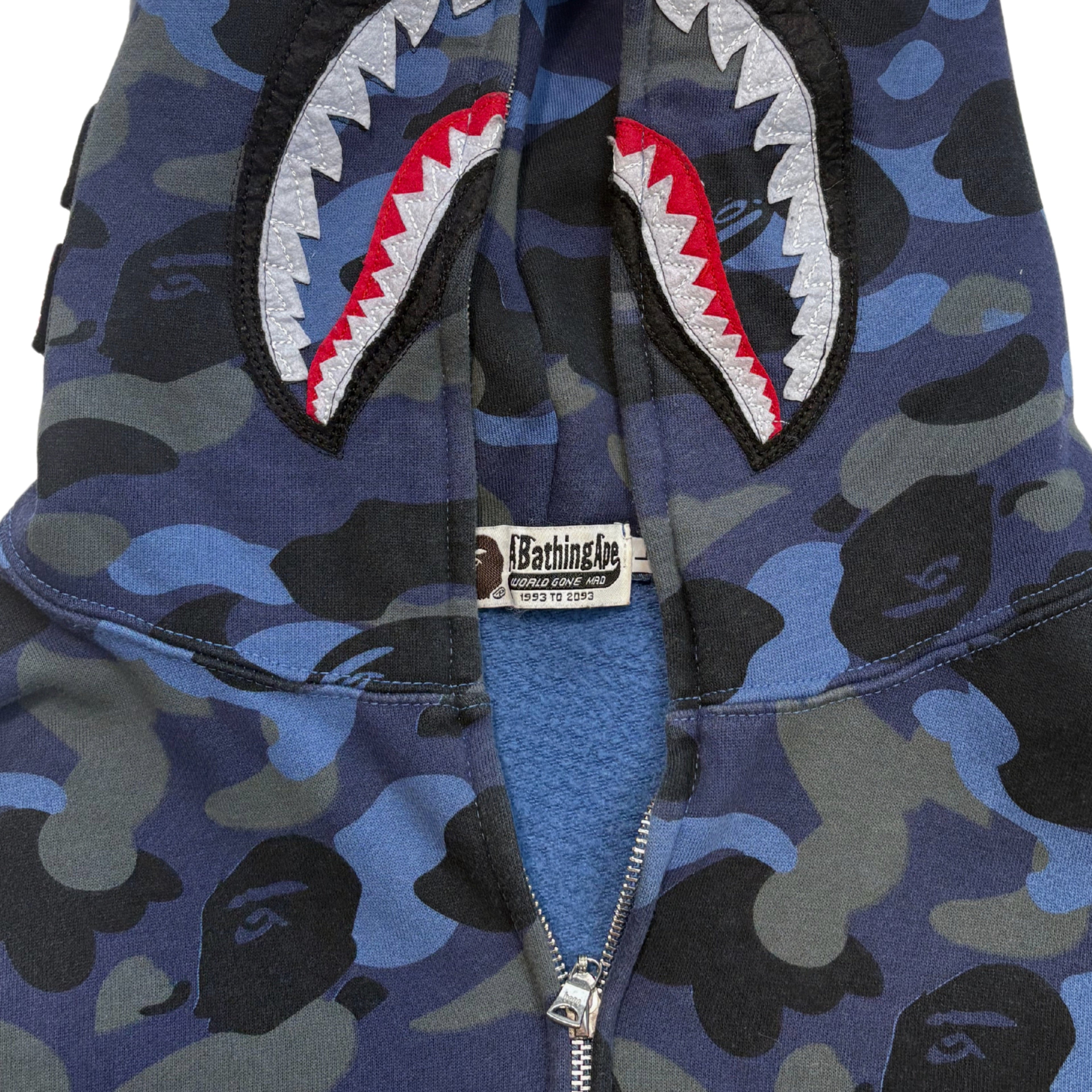 Bape 'Shark' Hoodie - Men's L