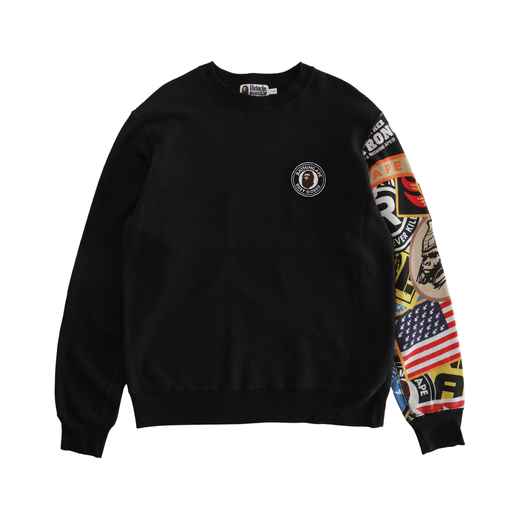 A Bathing Ape 'Patched' Sweater - Men's L