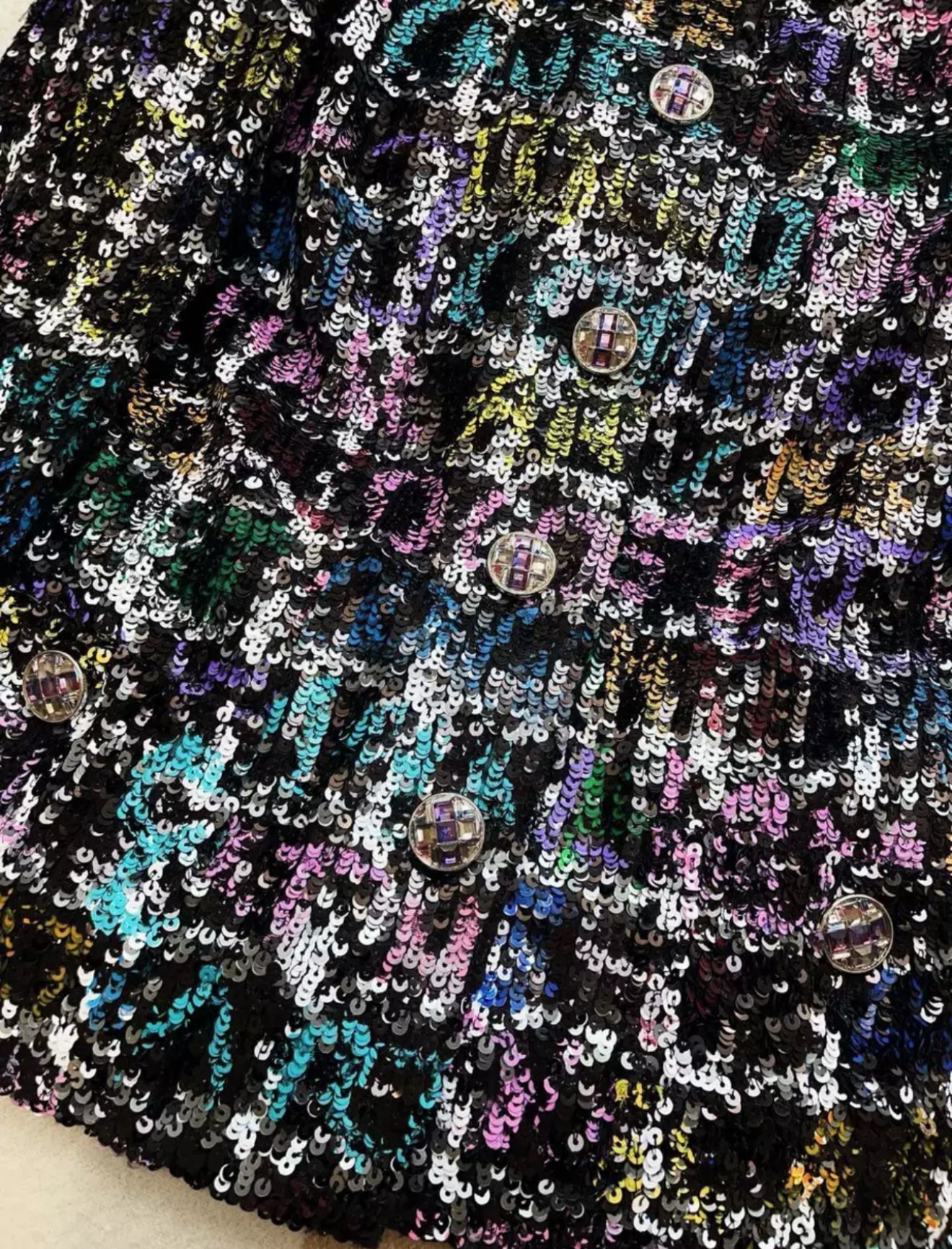 Chanel 22A Colourful Sequin Jacket