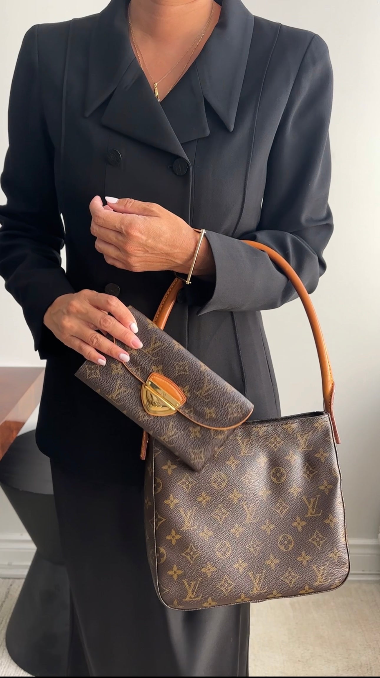Louis Vuitton Monogram Canvas Looping PM Shoulder Bag