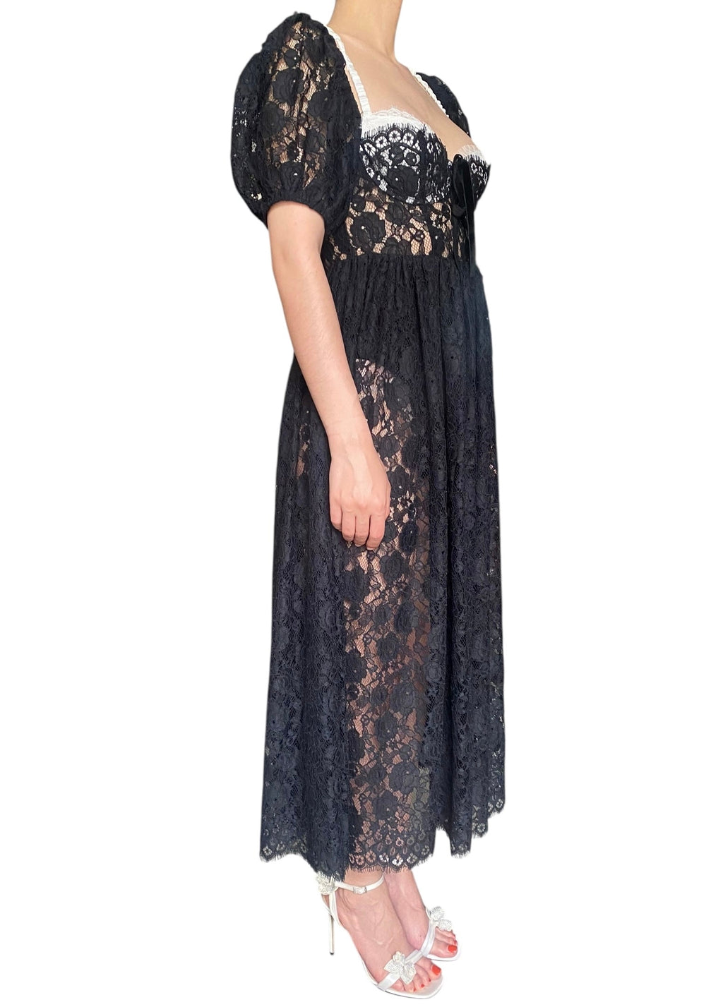 For Love & Lemons Lace Gown  - S