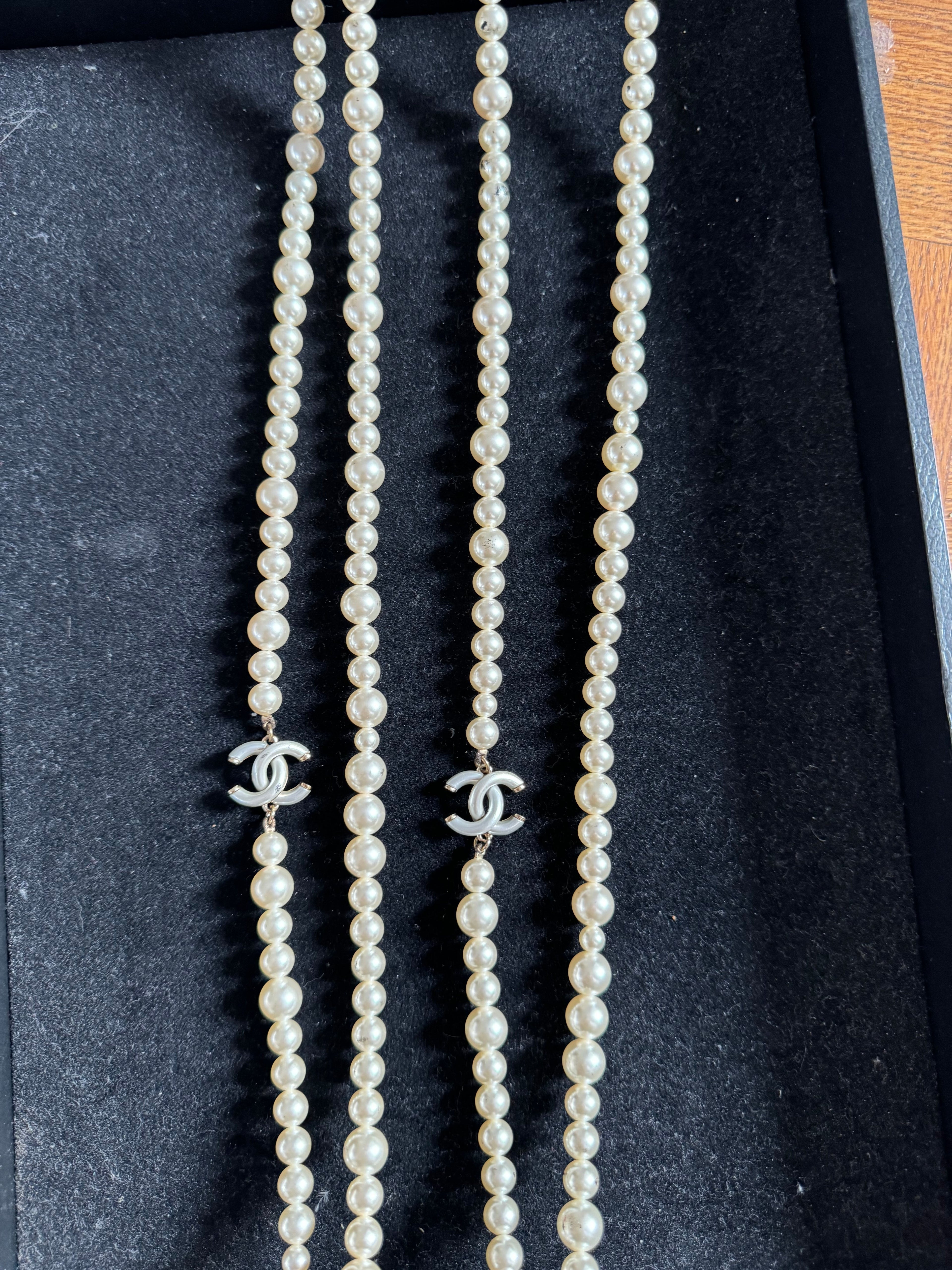 Chanel pearl necklace