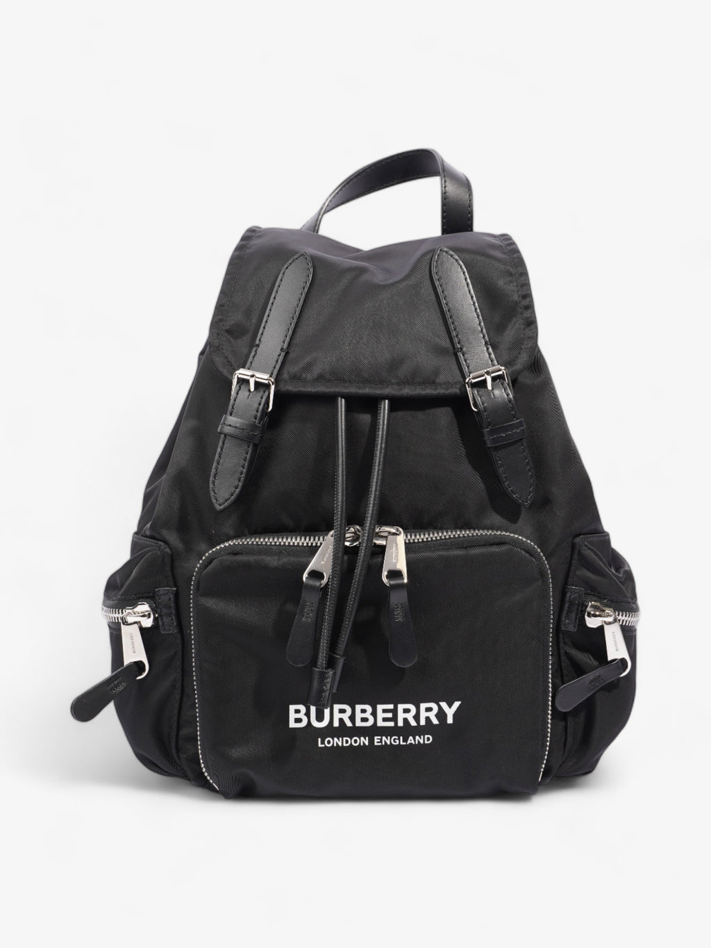 Burberry Rucksack Backpack Black Nylon Medium