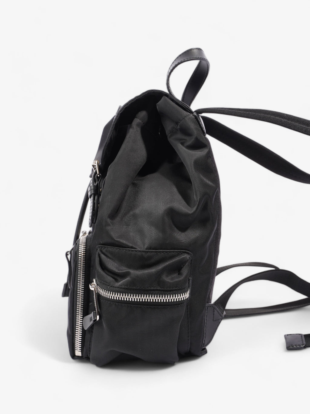Burberry Rucksack Backpack Black Nylon Medium