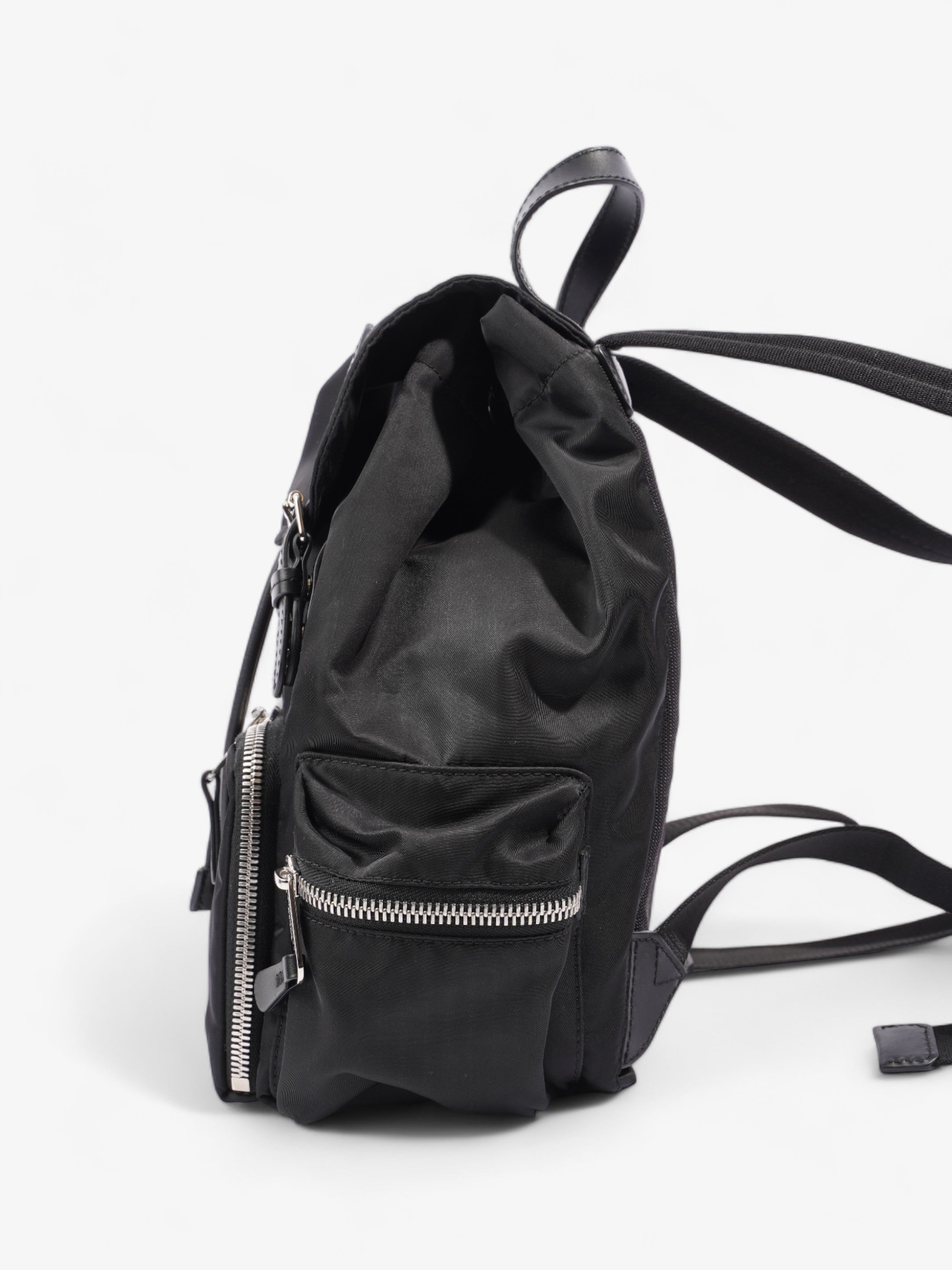 Burberry Rucksack Backpack Black Nylon Medium