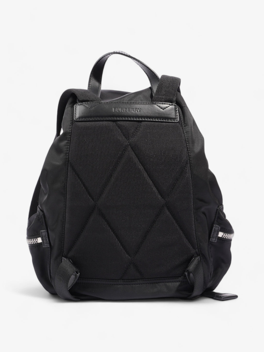 Burberry Rucksack Backpack Black Nylon Medium