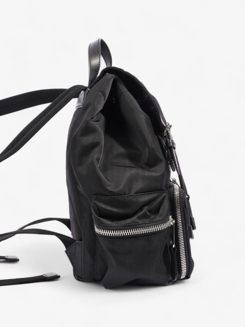 Burberry Rucksack Backpack Black Nylon Medium