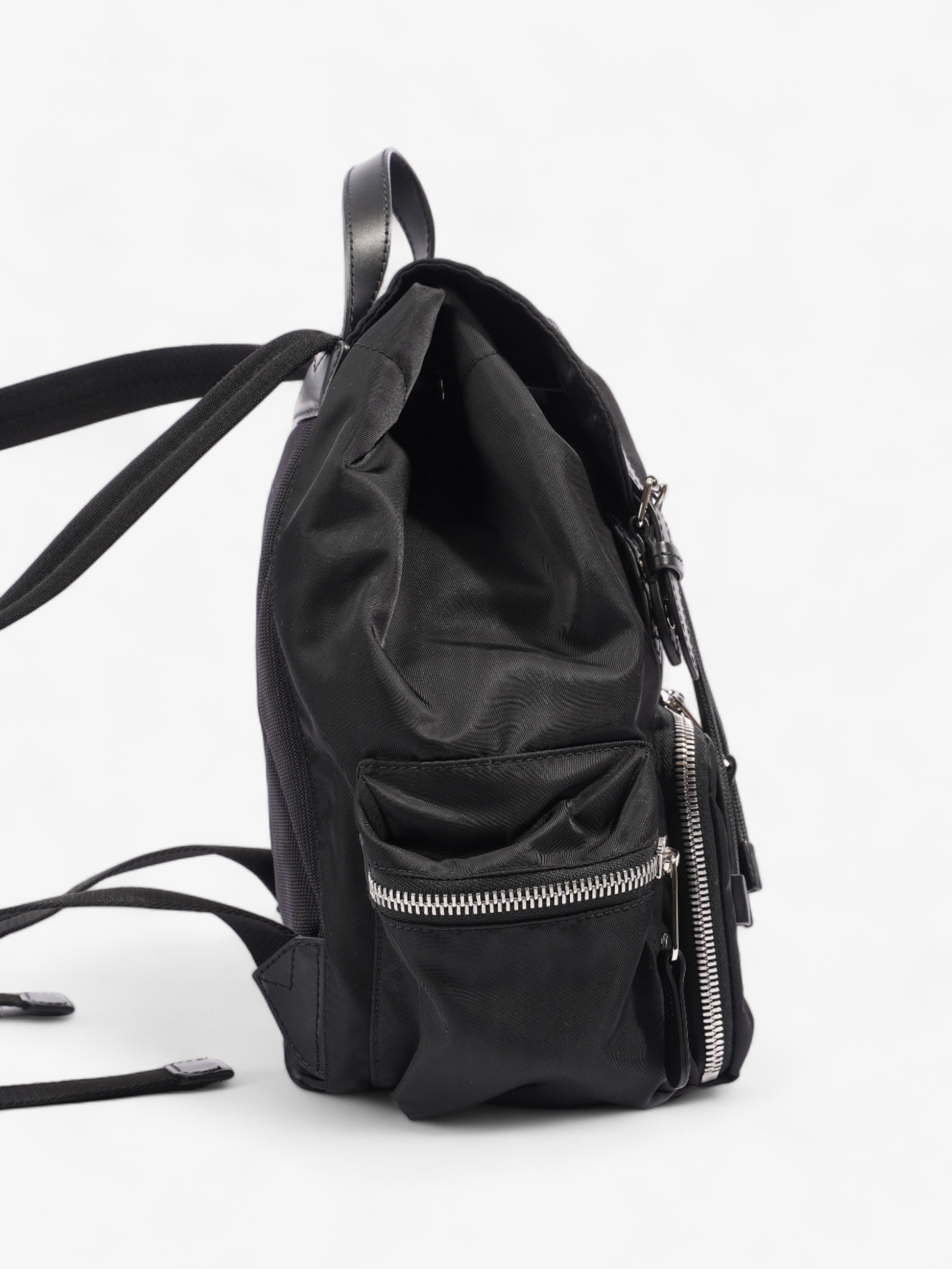 Burberry Rucksack Backpack Black Nylon Medium