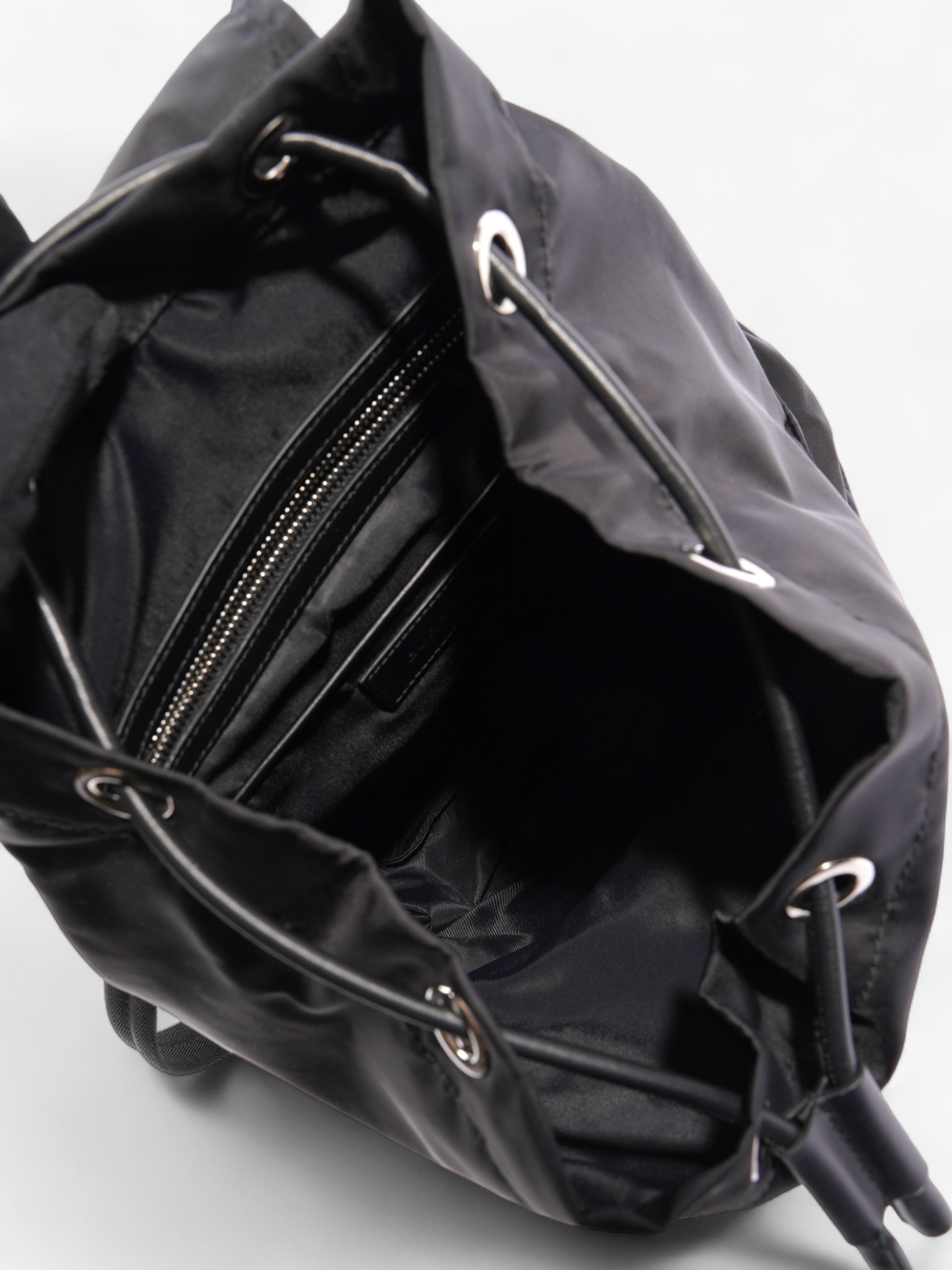 Burberry Rucksack Backpack Black Nylon Medium