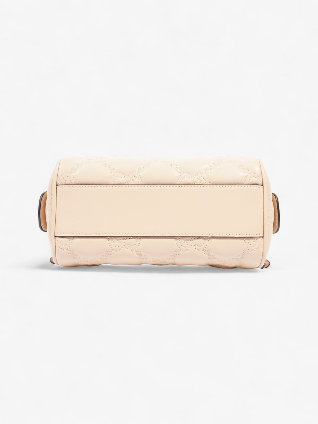 Gucci GG Super Top Handle Bag Light Beige Leather Mini