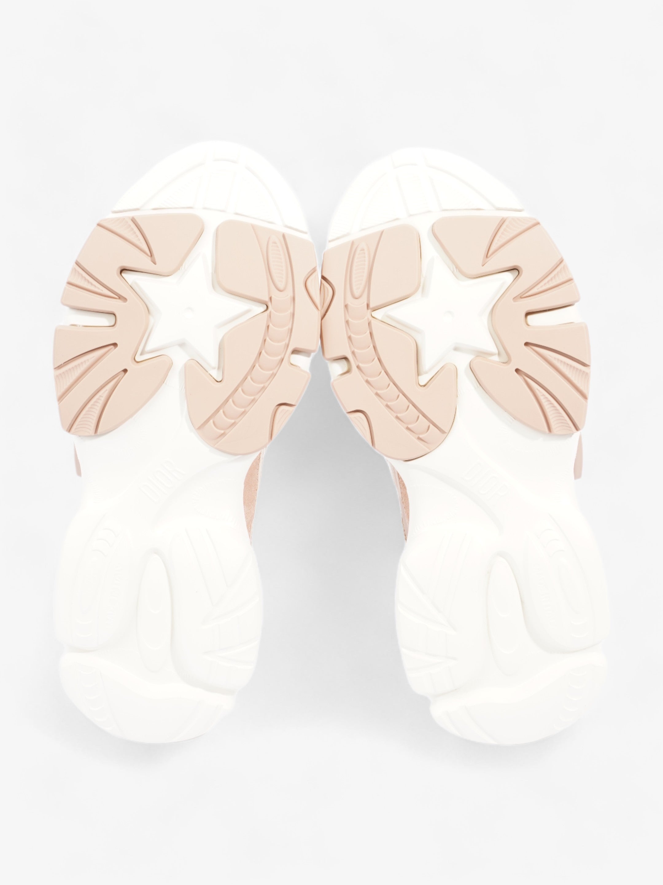 Christian Dior D-Wander Low Top  Nude Leather EU 37 UK 4