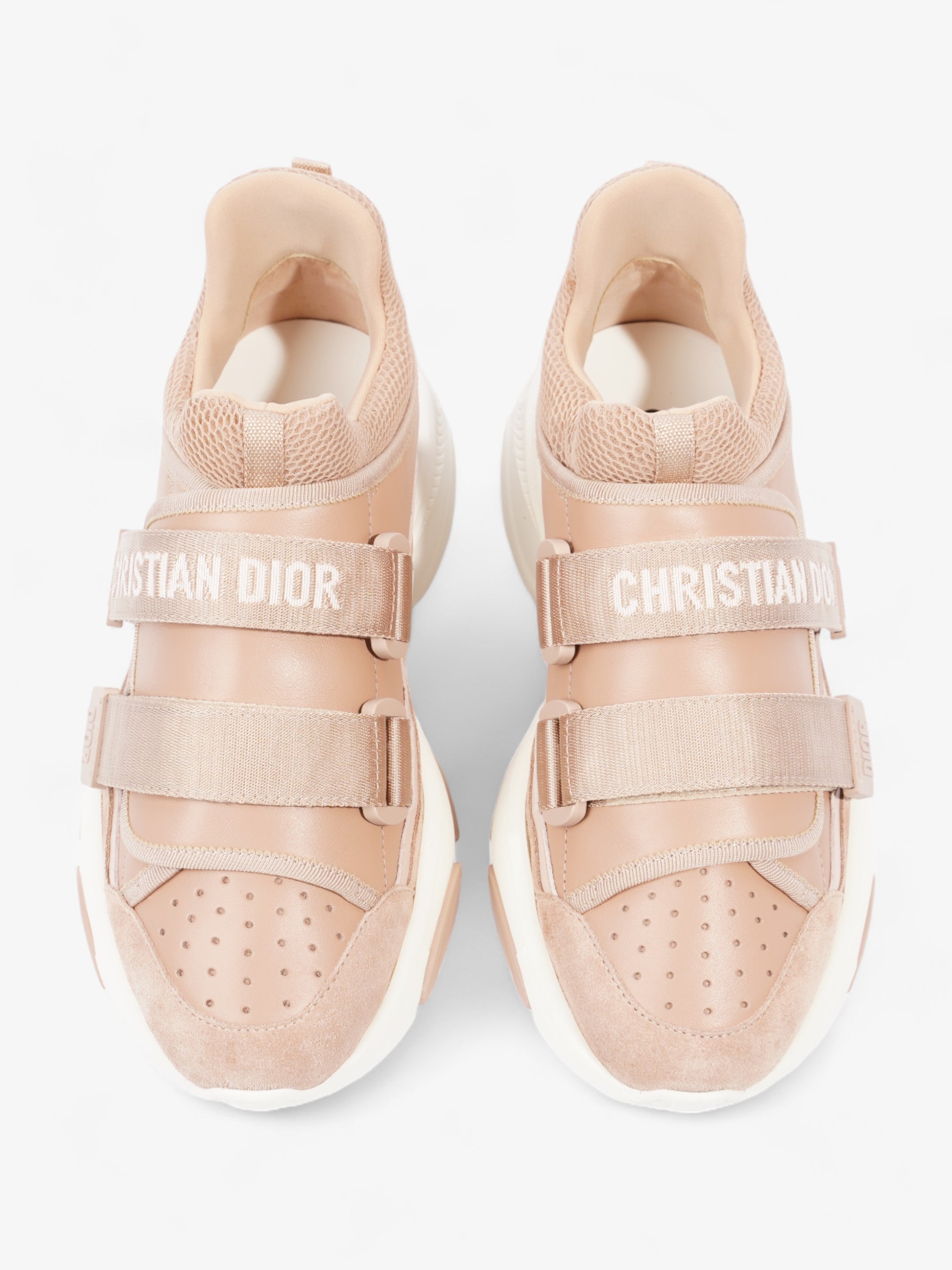 Christian Dior D-Wander Low Top  Nude Leather EU 37 UK 4