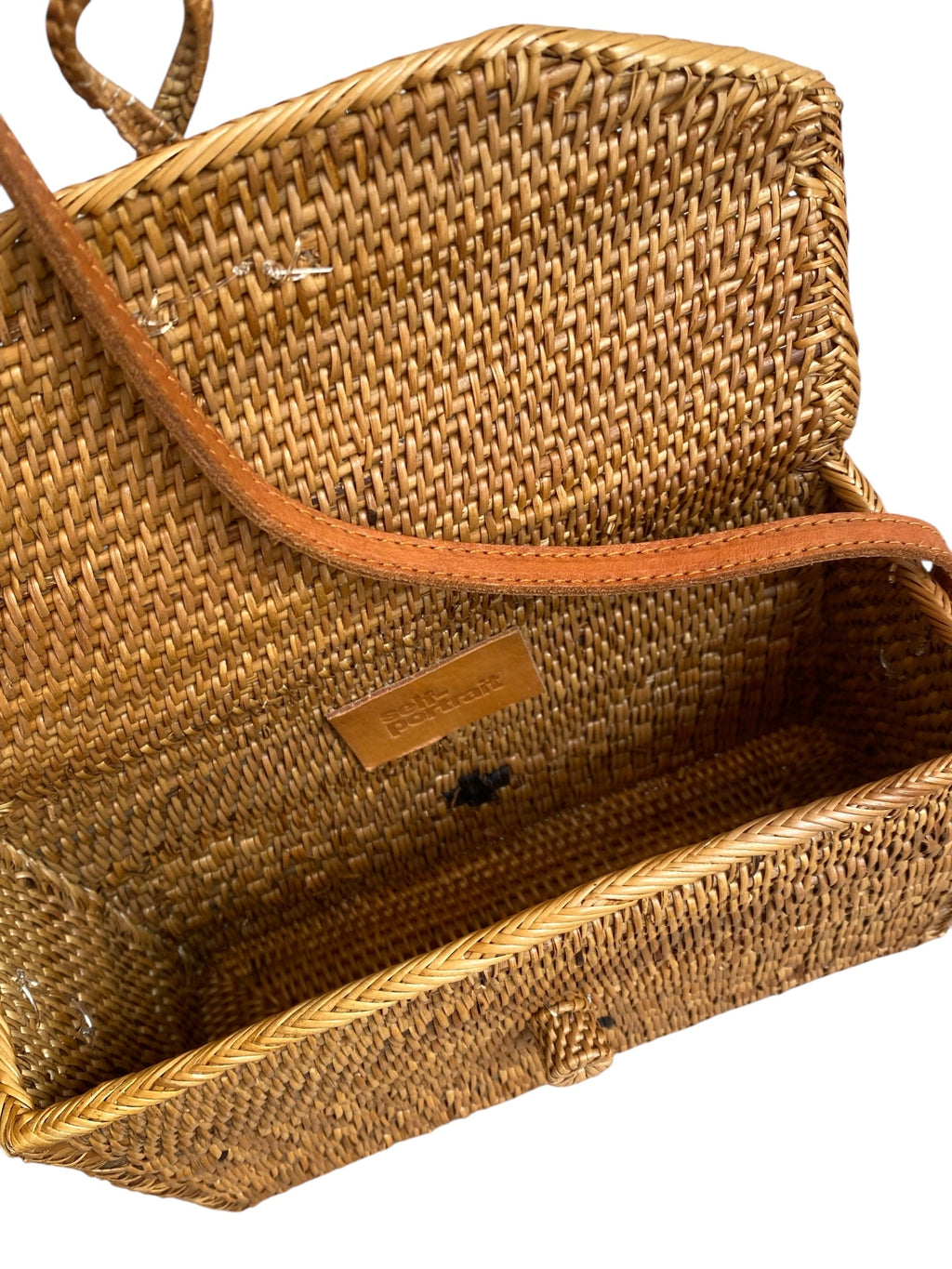 Self-portrait Basket Crossbody Bag