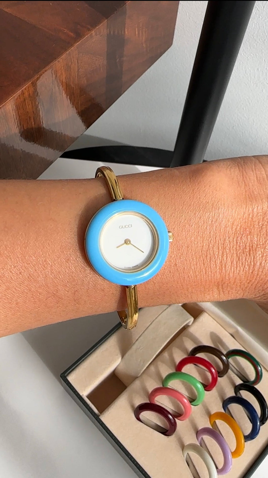 Gucci Vintage Interchangeable Bezel Bracelet Watch