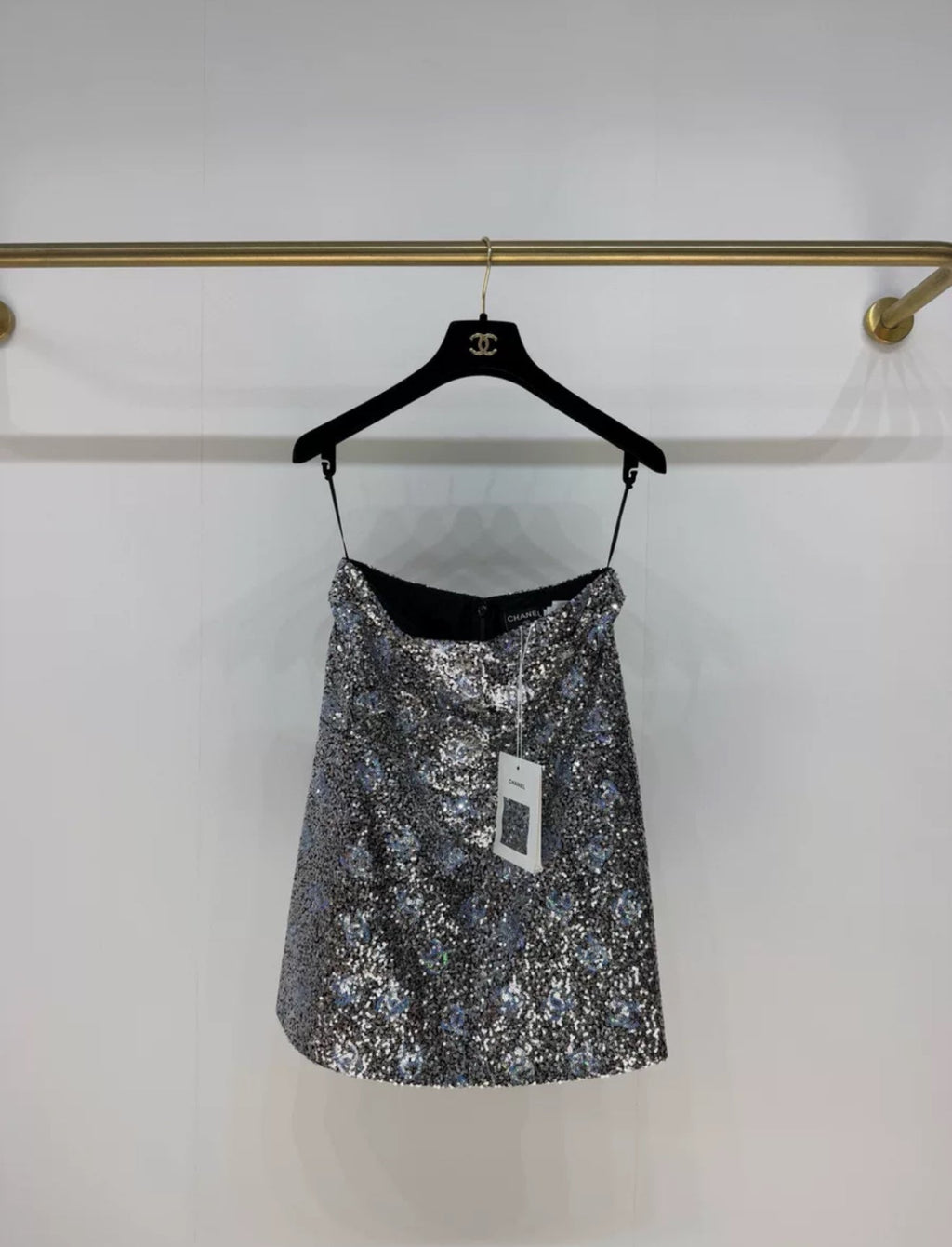 Chanel 24C rare sequin skirt