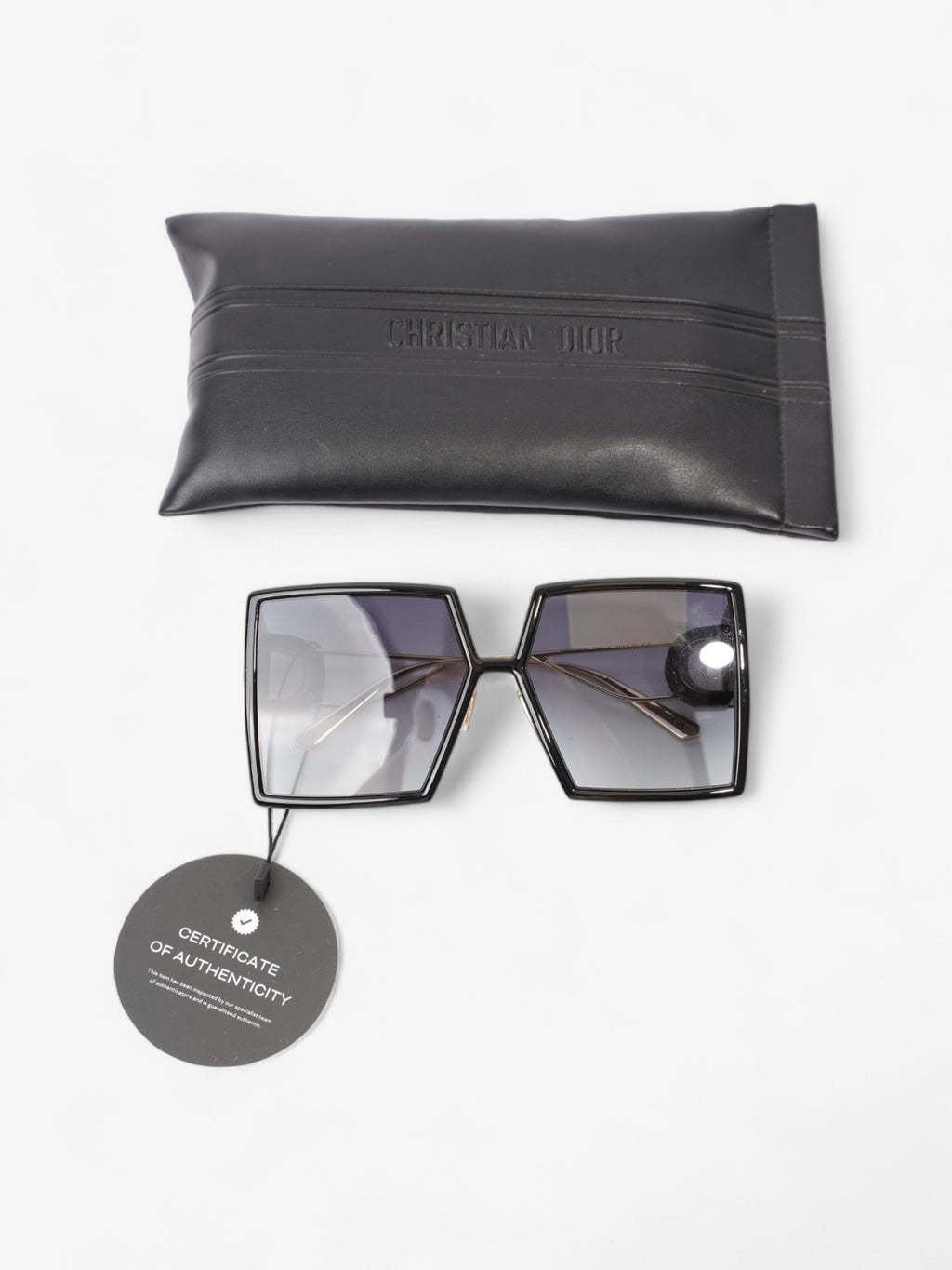 Christian Dior 30Montaigne SU Black / Gold Acetate 130mm
