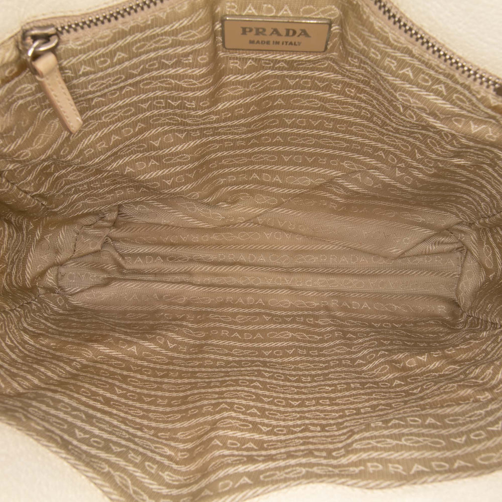 Cuir Double Tote Canvas and Saffiano Leather Small