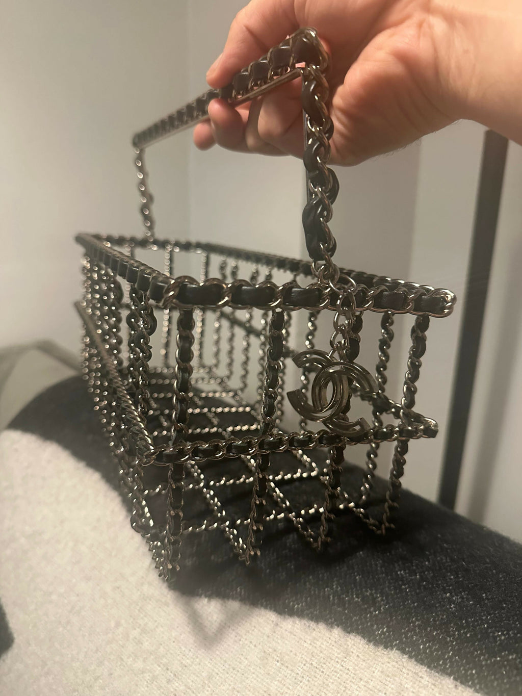 Chanel 2014 Small Shopping Basket