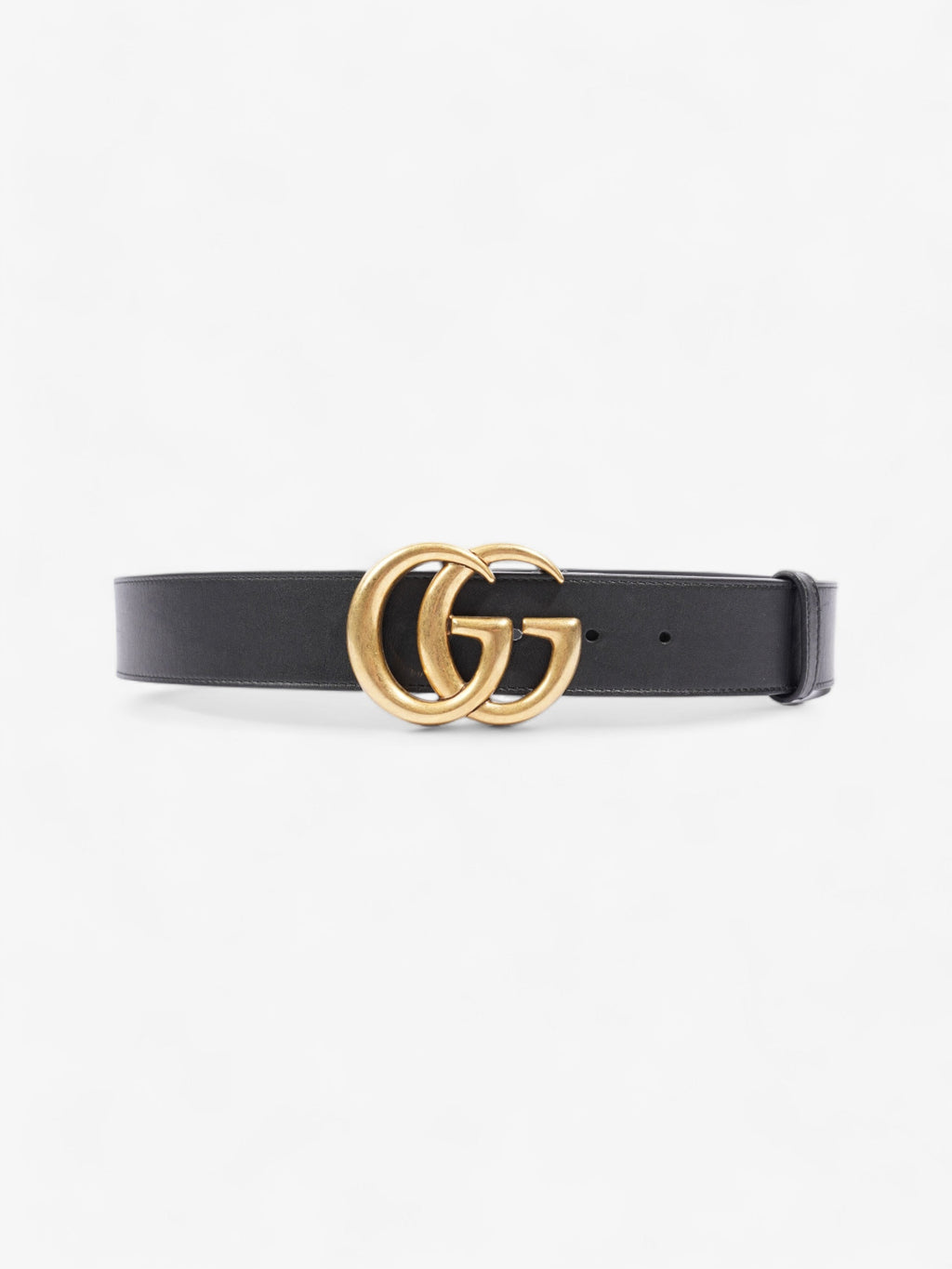 Gucci GG Marmont Belt Black Leather 95cm 38mm