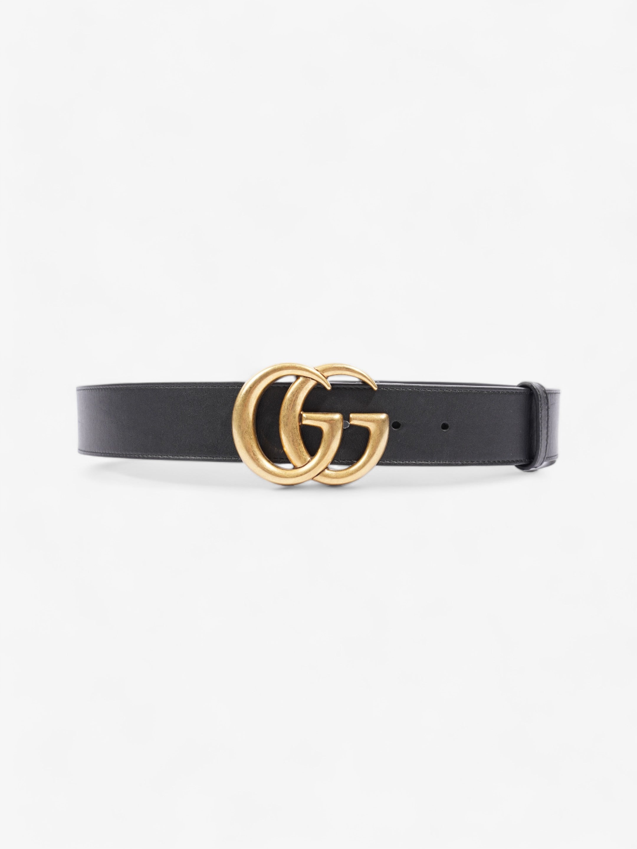 Gucci GG Marmont Belt Black Leather 95cm 38mm