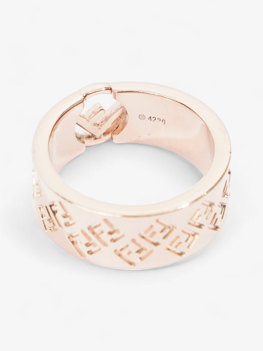 Fendi FF Ring Rose Gold Base Metal M
