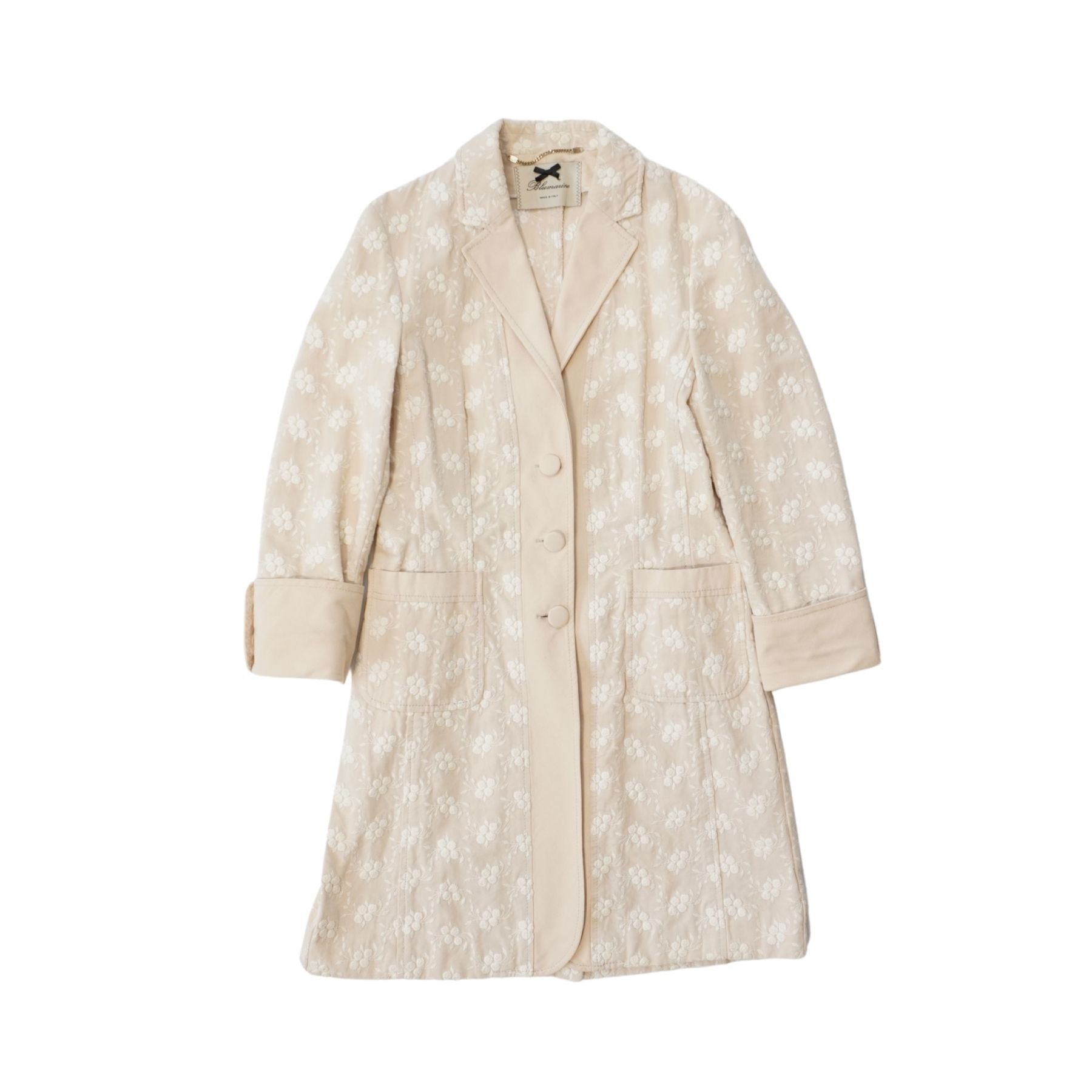 Blumarine Embroidered Coat - Women's 44
