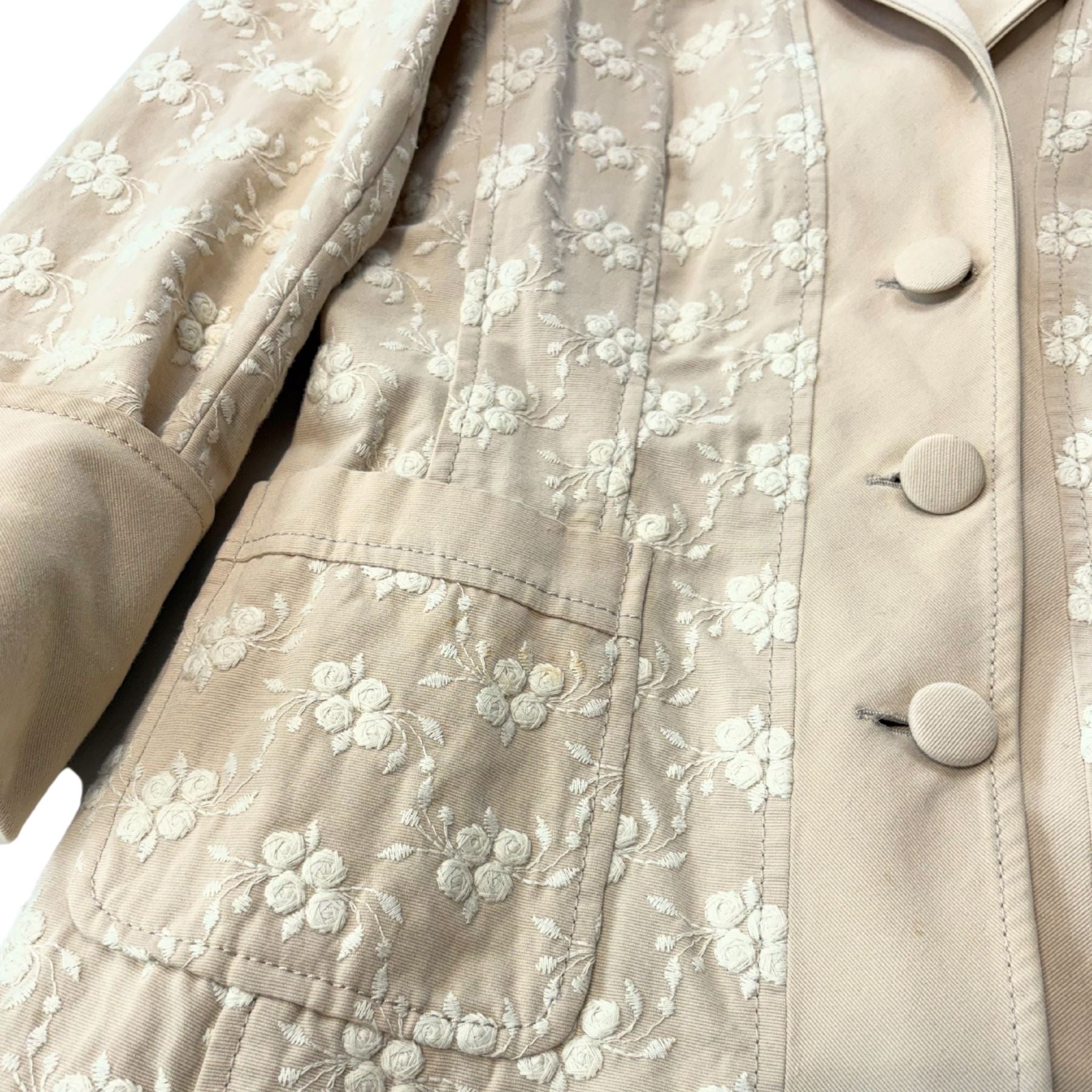 Blumarine Embroidered Coat - Women's 44