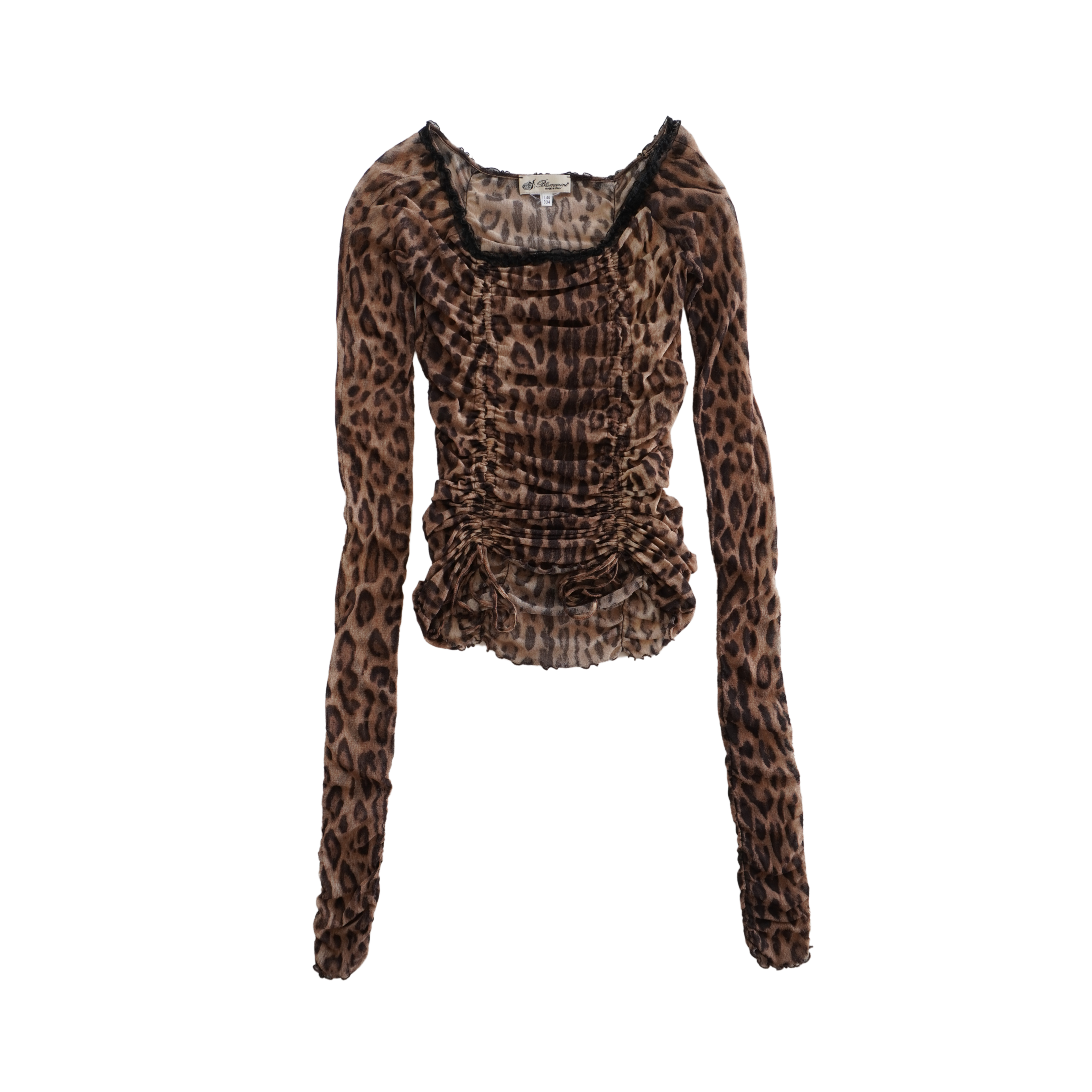 Blumarine Leopard Top - Women's 40