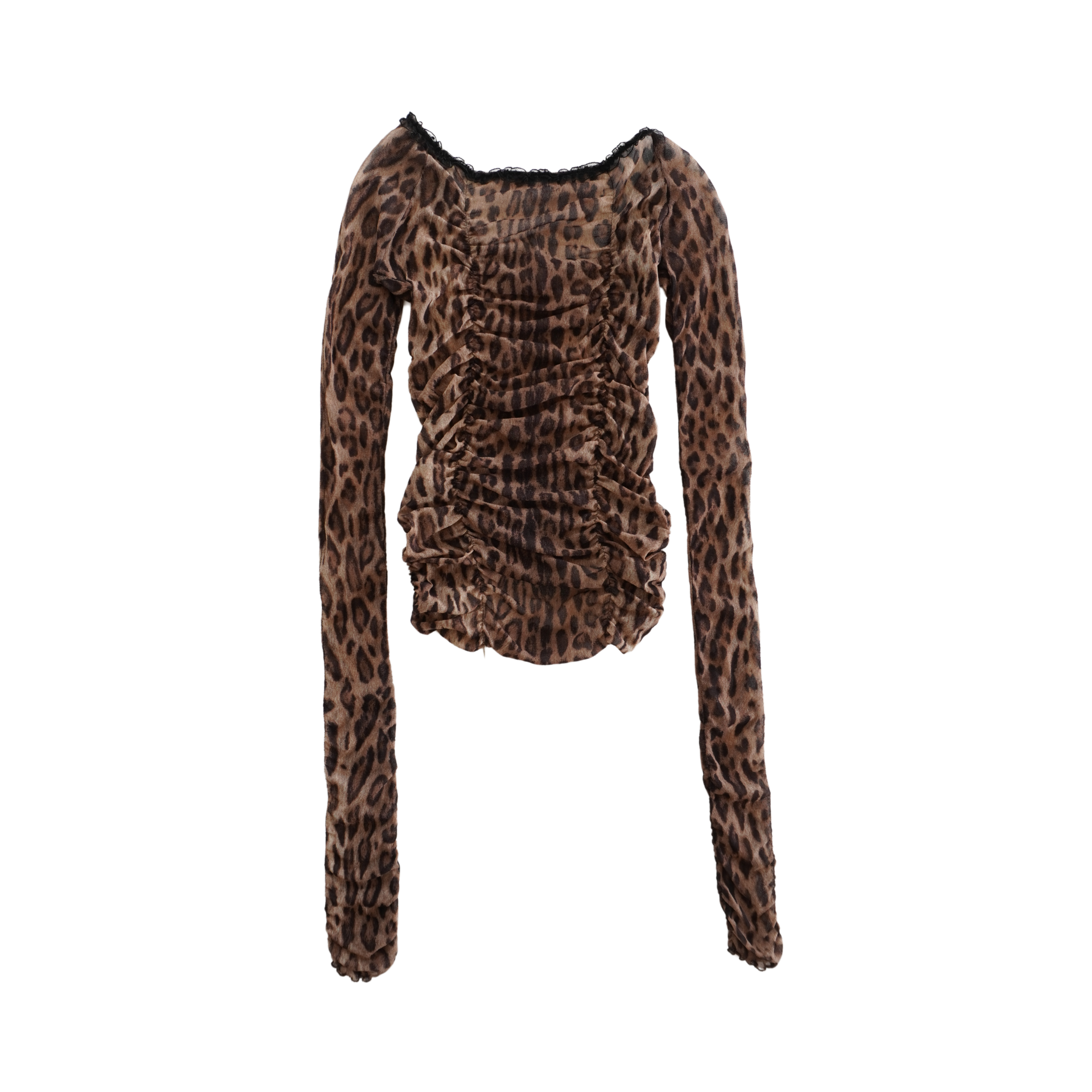 Blumarine Leopard Top - Women's 40