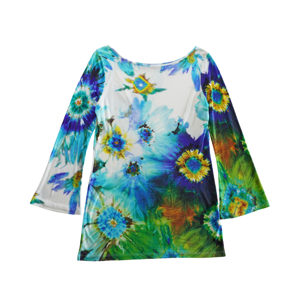 Bluemarine Floral Tunic Top - Women's M