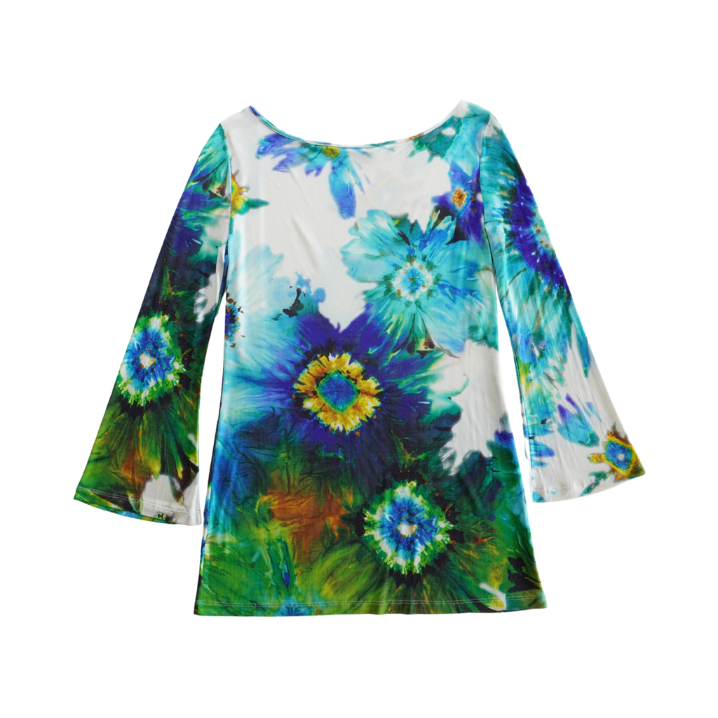 Bluemarine Floral Tunic Top - Women's M