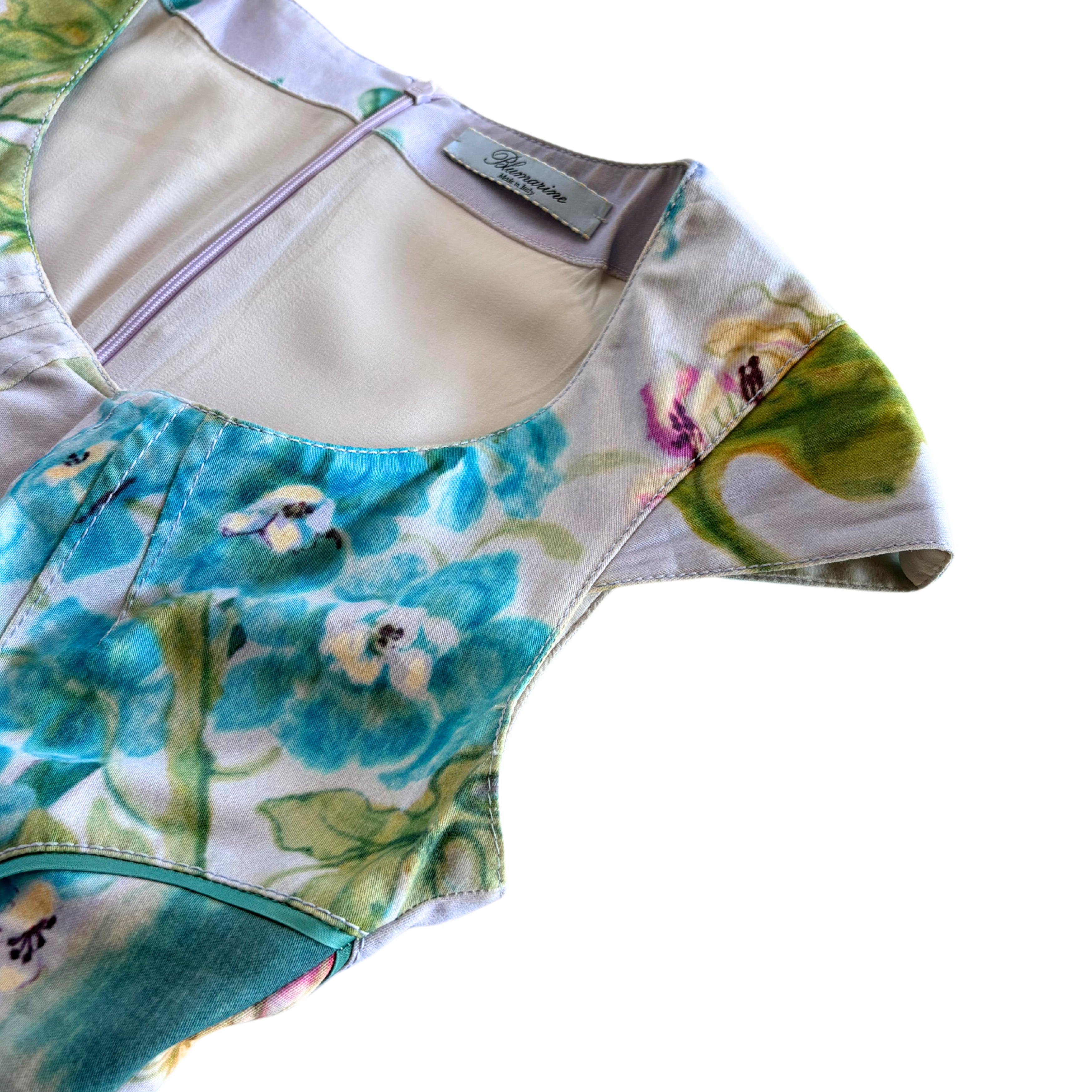 Bluemarine Floral Sheath Dress - Women's 42