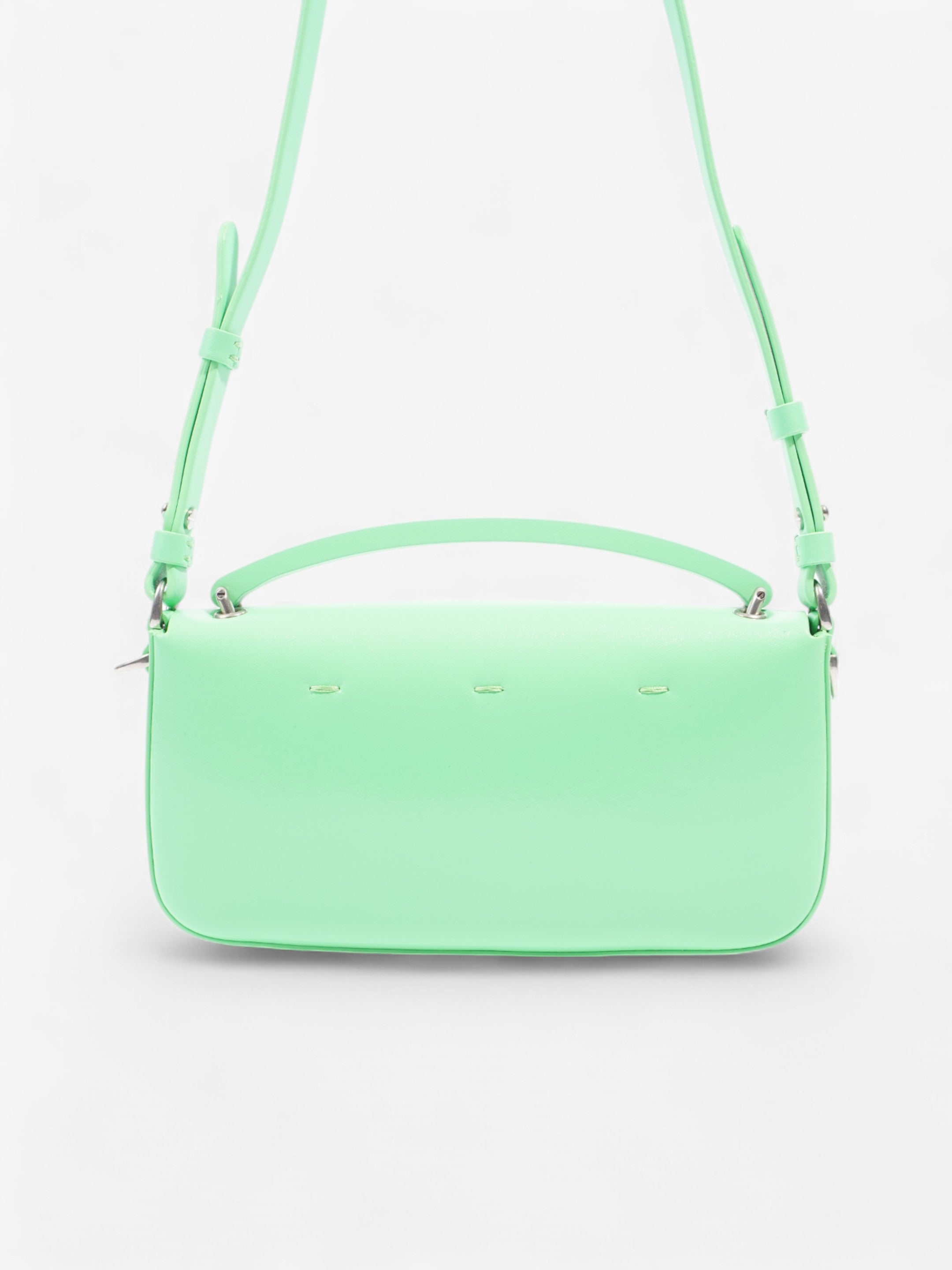 Fendi Phone Baguette Edamame Calfskin Leather