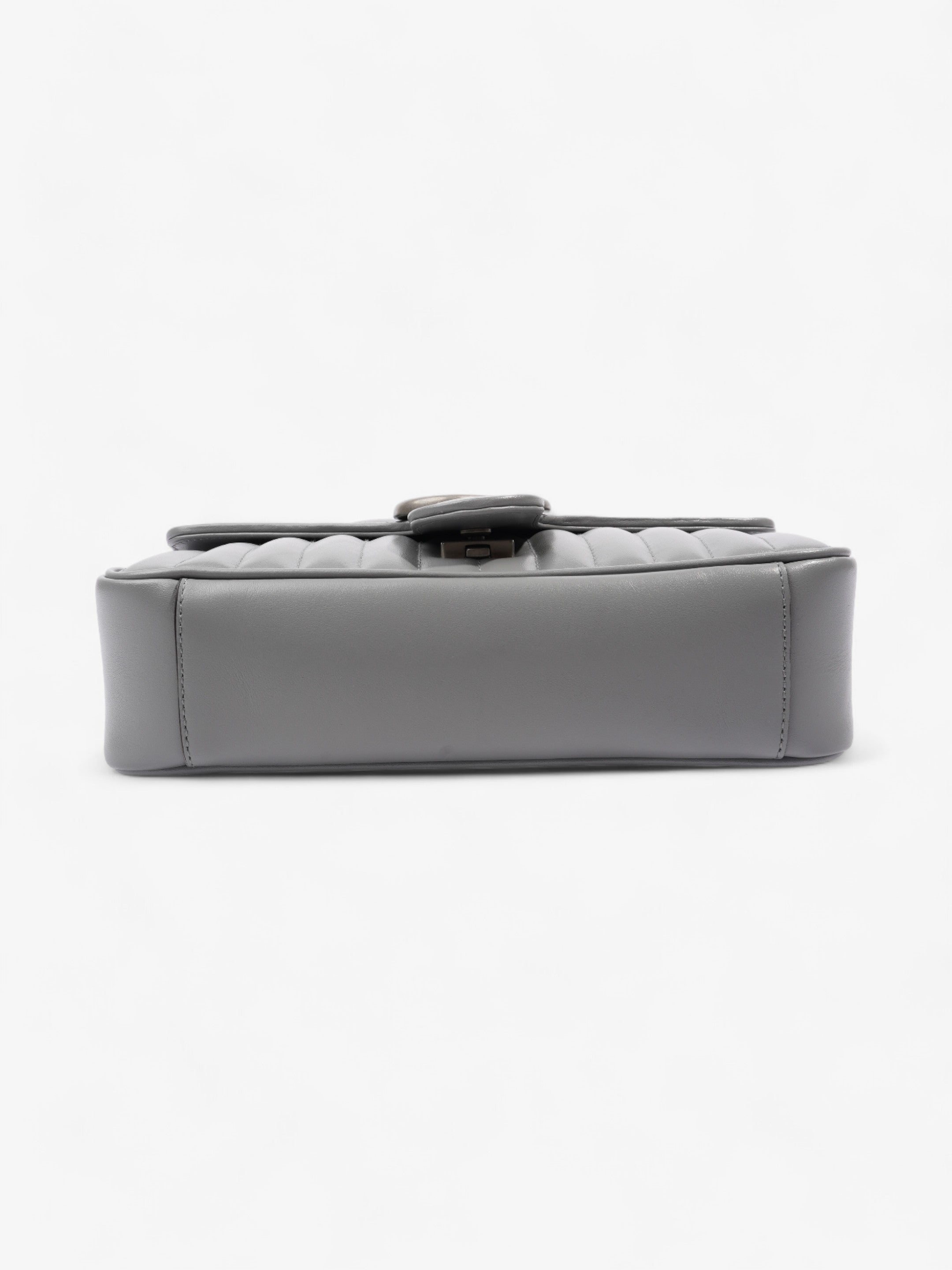 Gucci GG Marmont Grey Leather Small