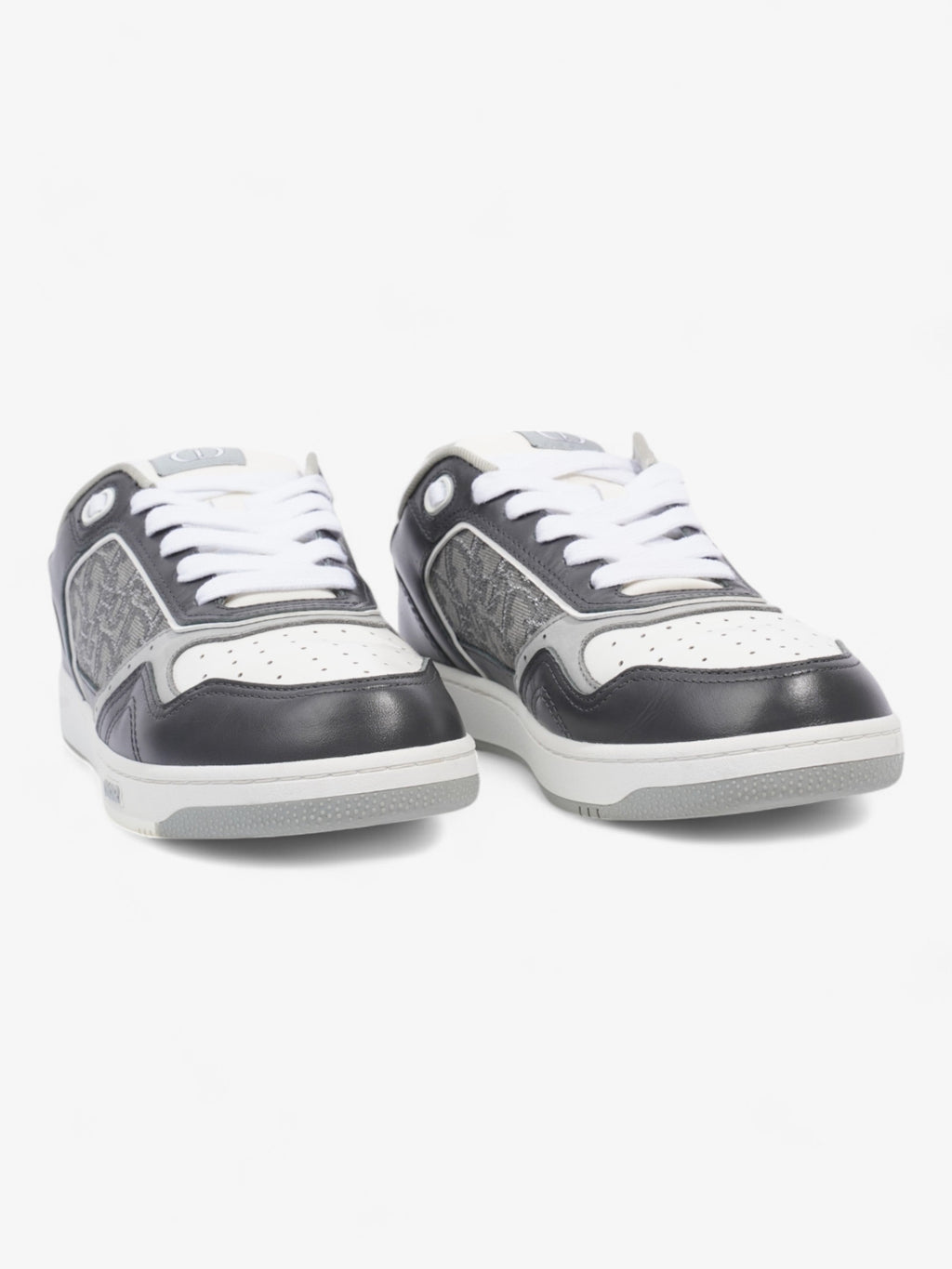 Christian Dior B27 Grey / White Leather EU 42 UK 8