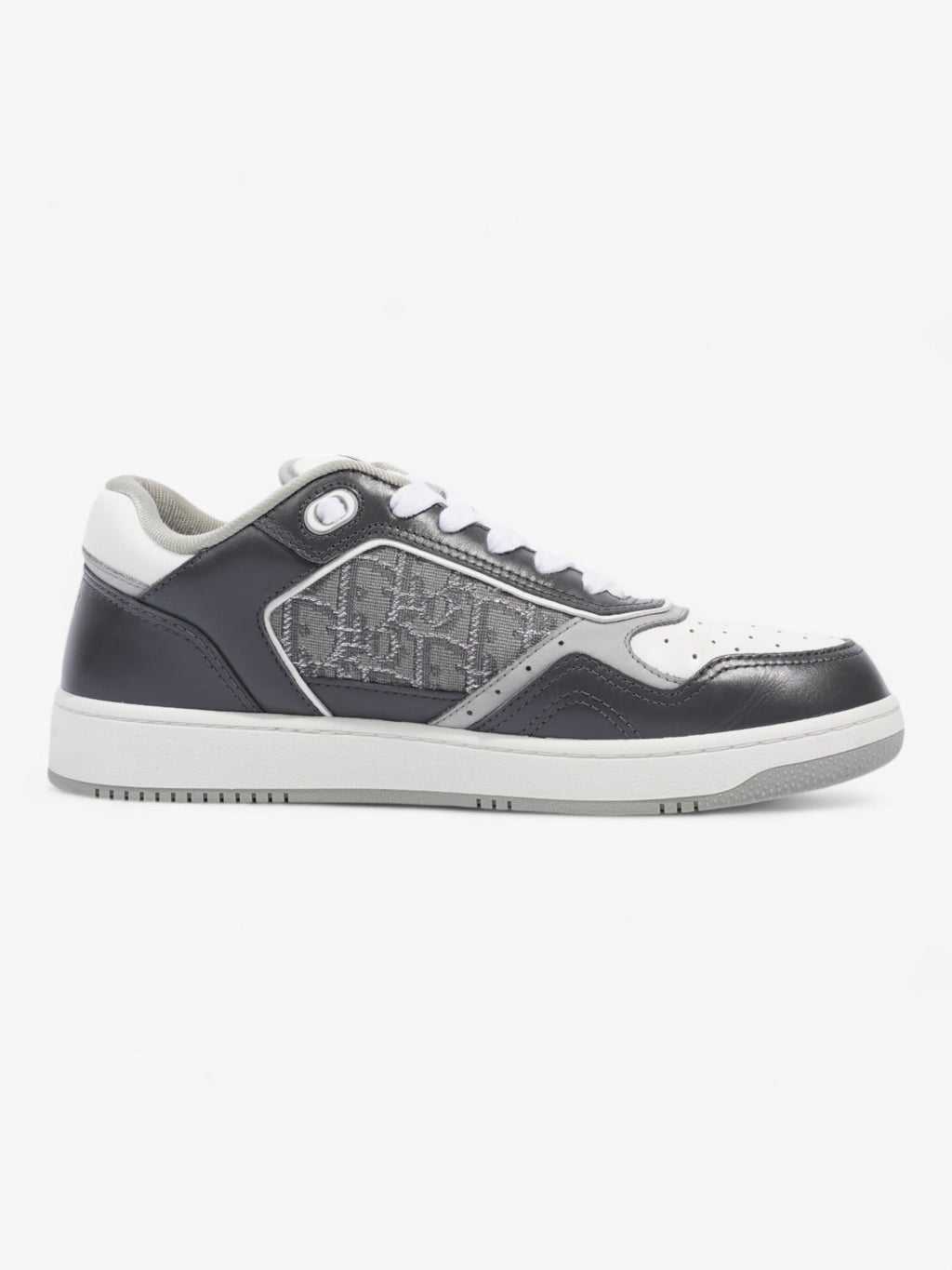 Christian Dior B27 Grey / White Leather EU 42 UK 8