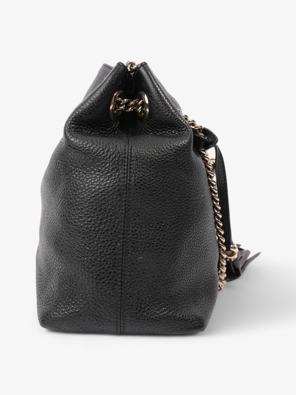 Gucci Soho Chain Tote Black Leather