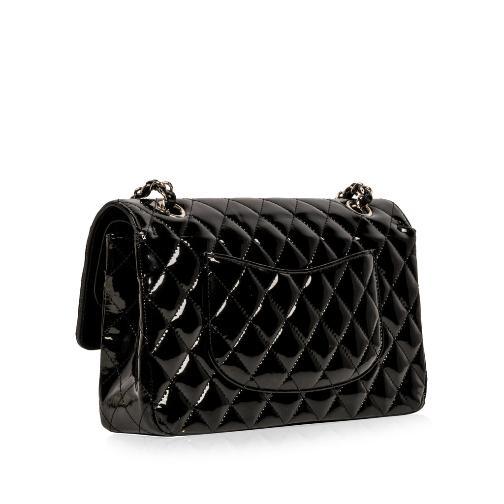Chanel Classic Flap Bag - Medium - Patent Black