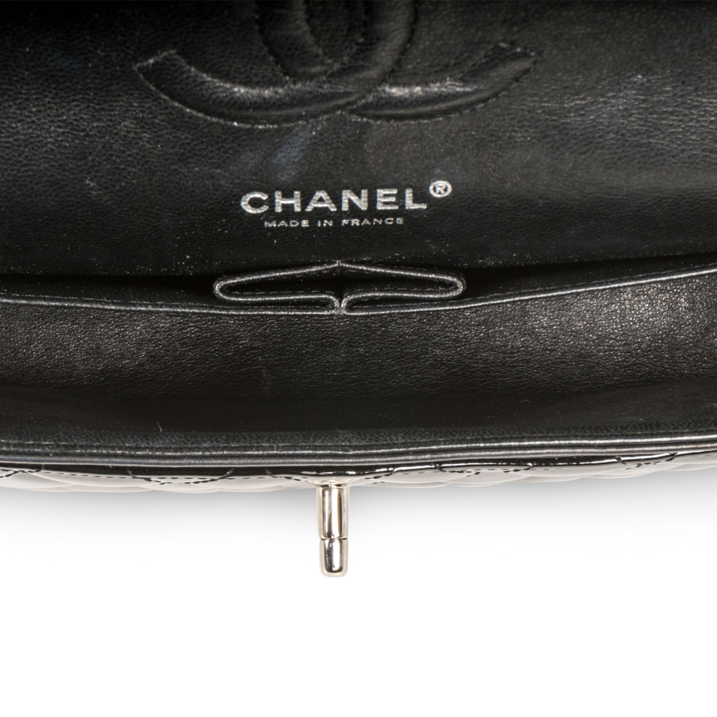 Chanel Classic Flap Bag - Medium - Patent Black