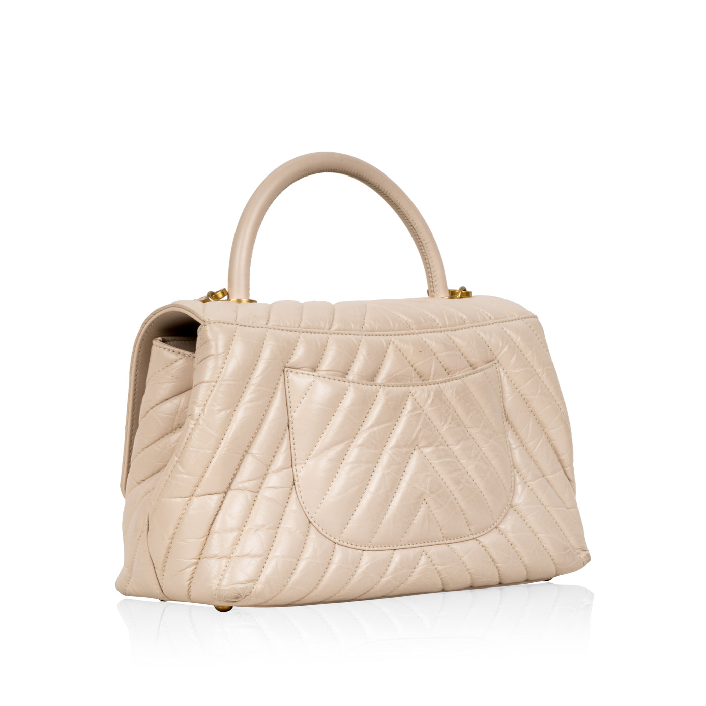 Chanel Coco Handle - Medium - Cream