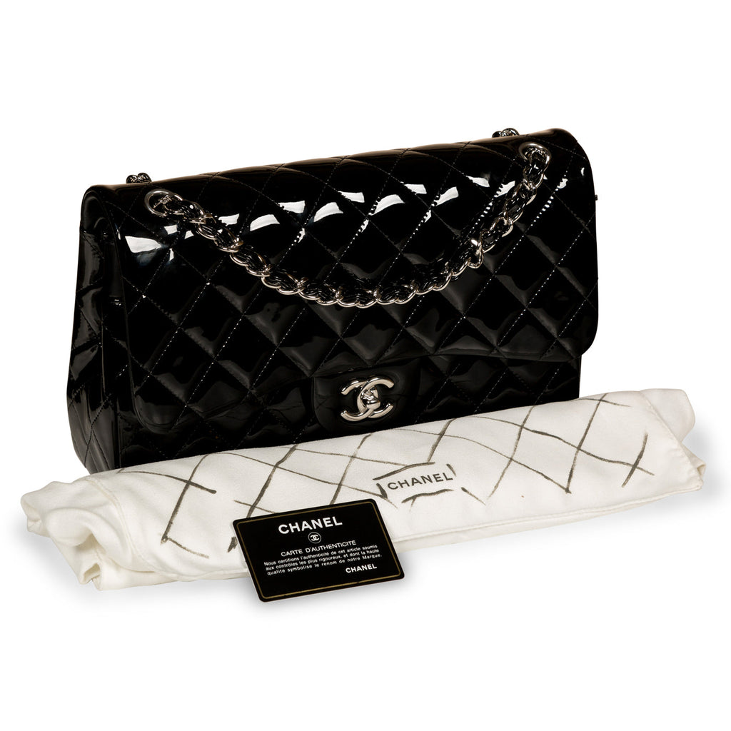 Chanel Classic Flap Bag - Jumbo - Patent