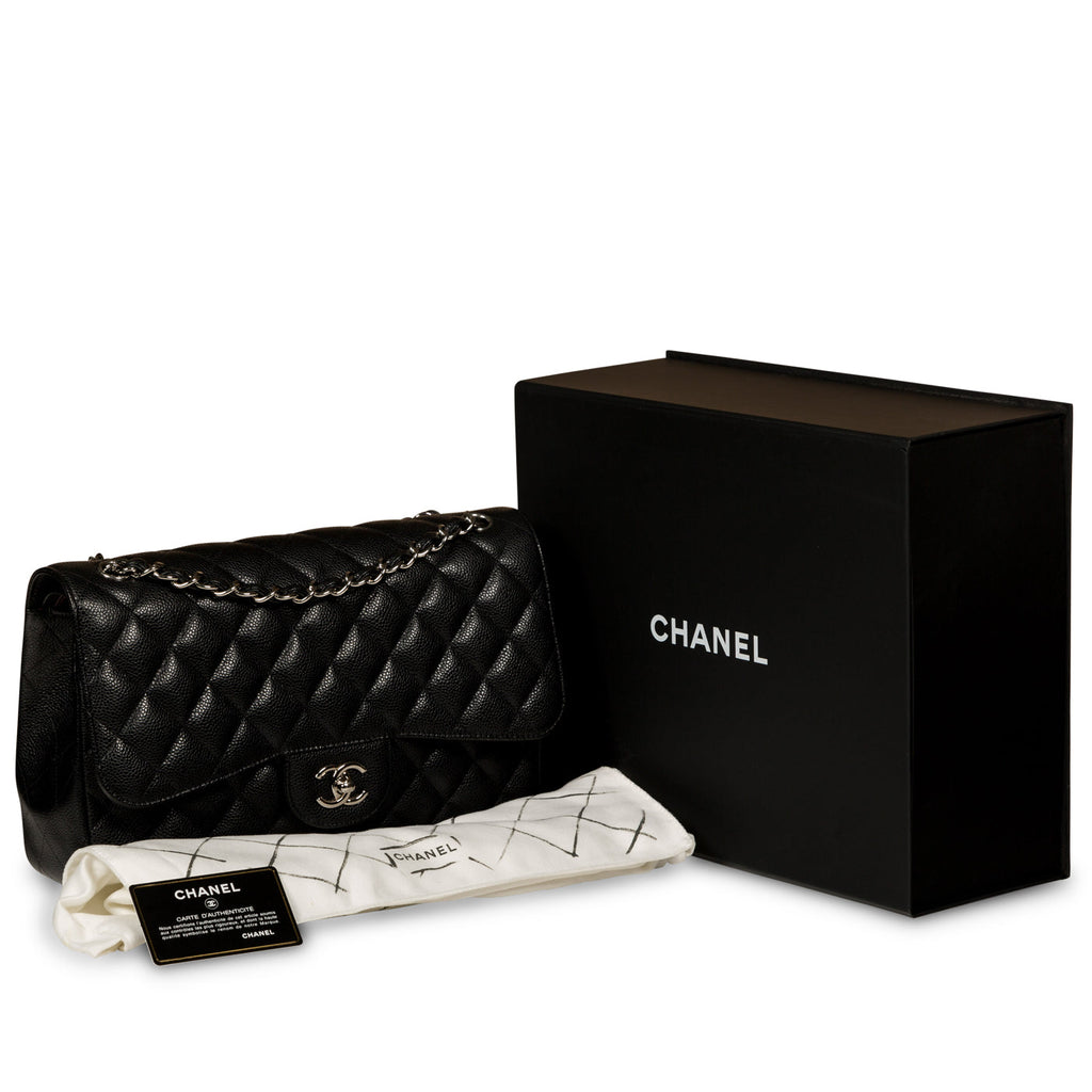 Chanel Classic Flap Bag - Jumbo - SHW
