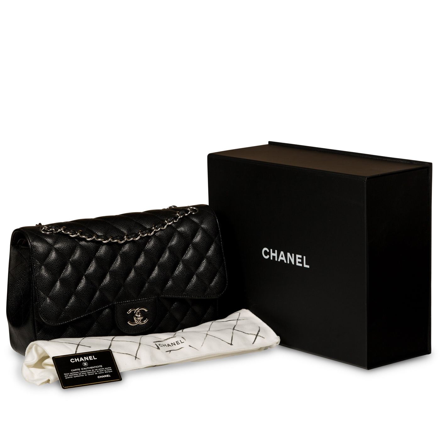 Chanel Classic Flap Bag - Jumbo - SHW